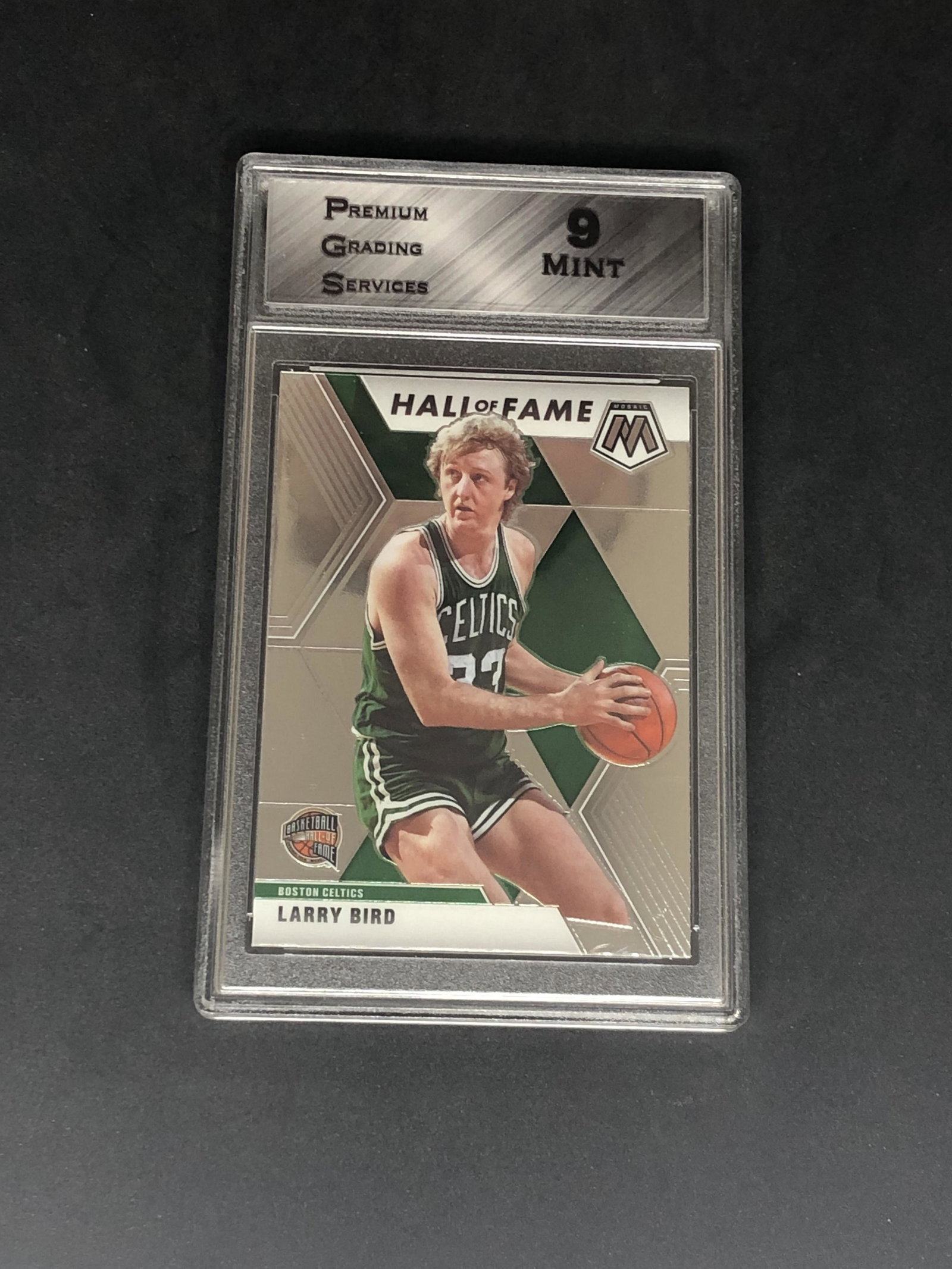 Larry Bird Panini Mosaic Graded PGS 9 (1 of 1)