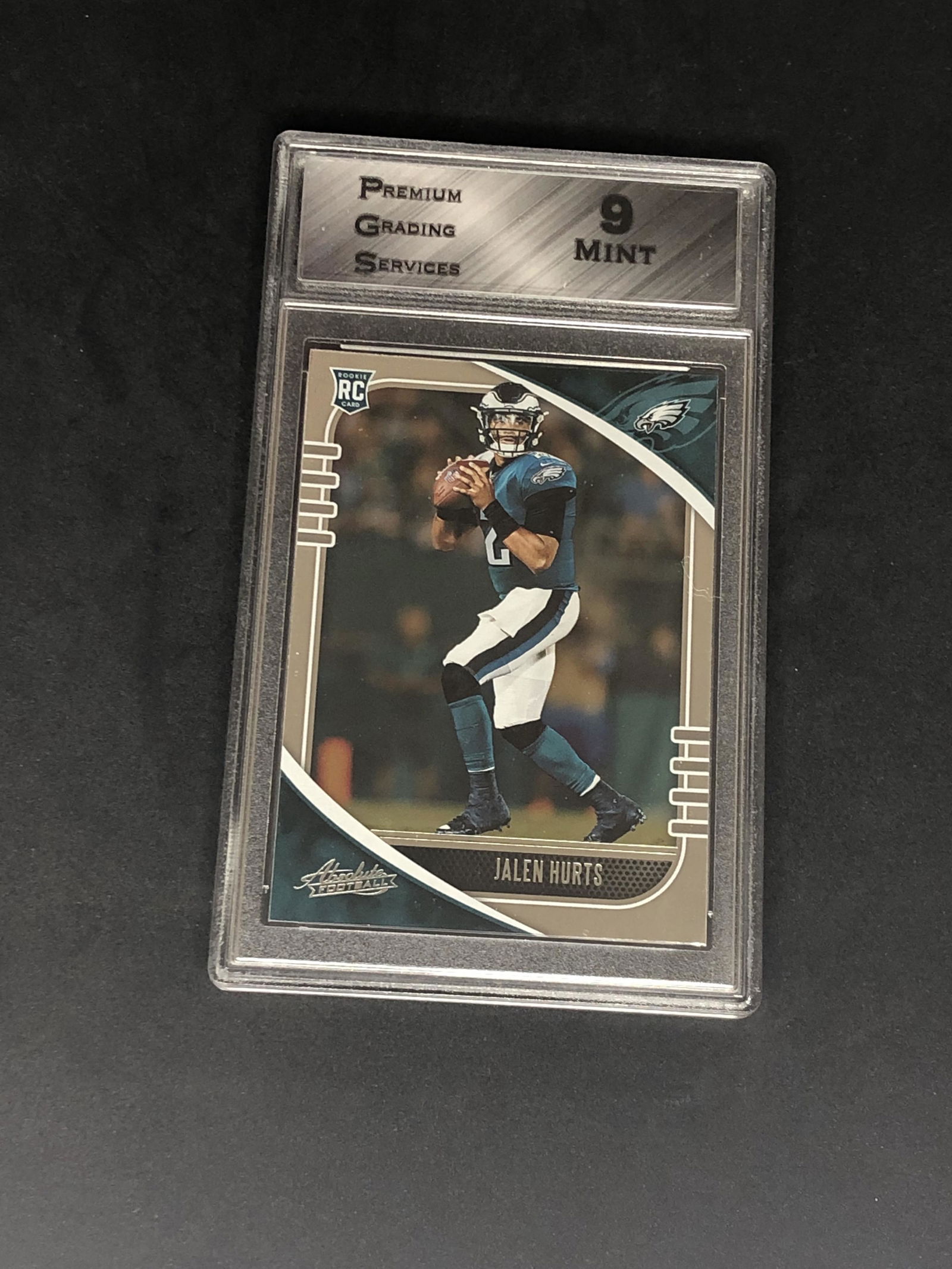 Jalen Hurts Panini Absolute Rookie Graded PGS 9 (1 of 1)