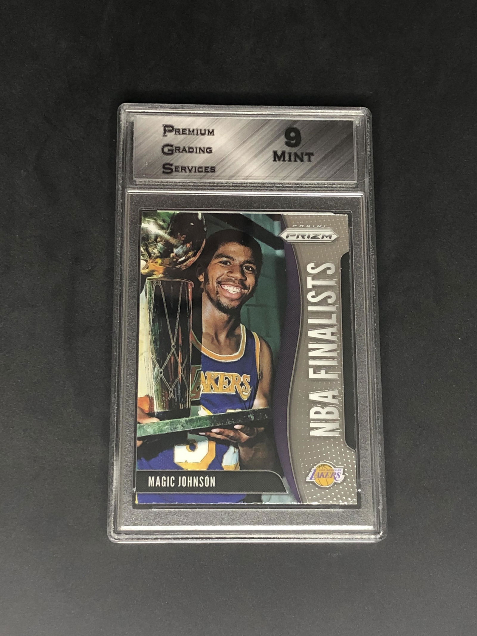 Magic Johnson Panini Prizm Graded PGS 9 (1 of 1)