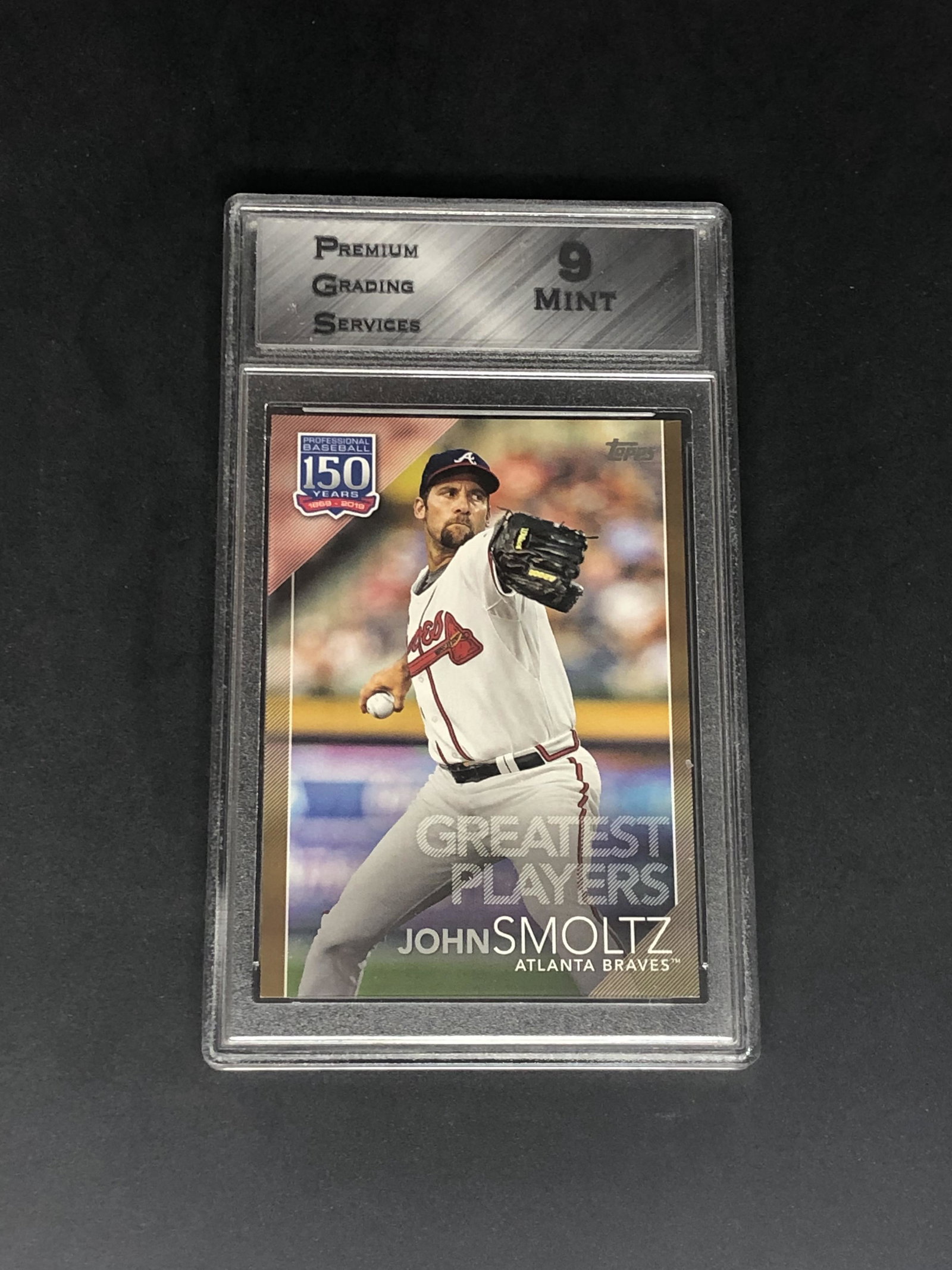 John Smoltz Topps Graded PGS 9 (1 of 1)