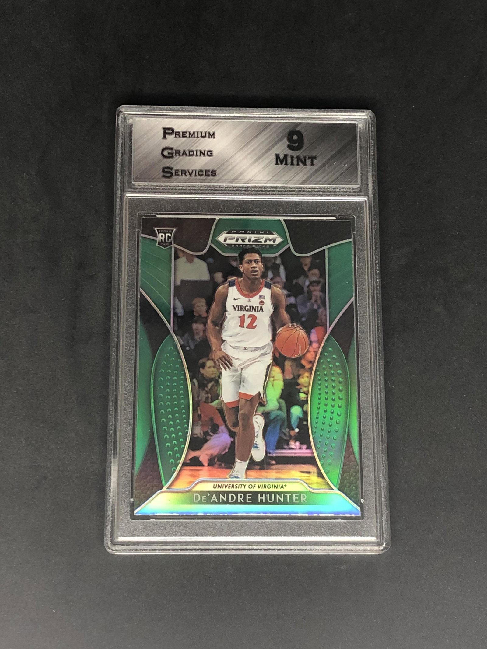 DeAndre Hunter Panini Prizm Green Rookie Graded PGS 9 (1 of 1)