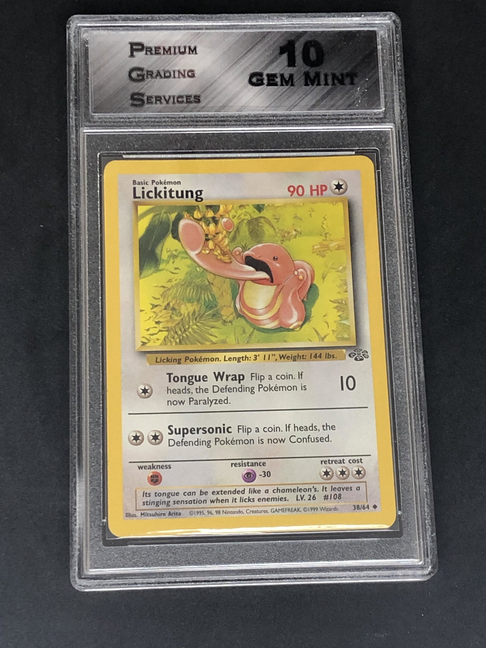 Jungle Set Lickitung Graded PGS 10 (1 of 1)