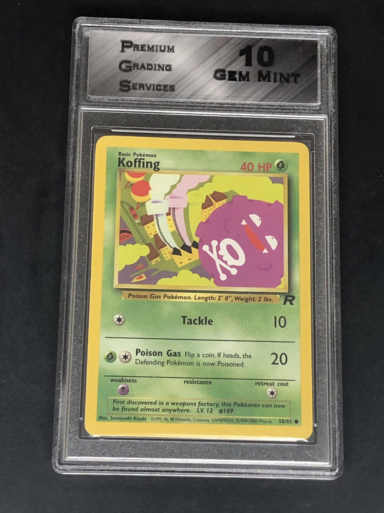 Team Rocket's Koffing Graded PGS 10 (1 of 1)