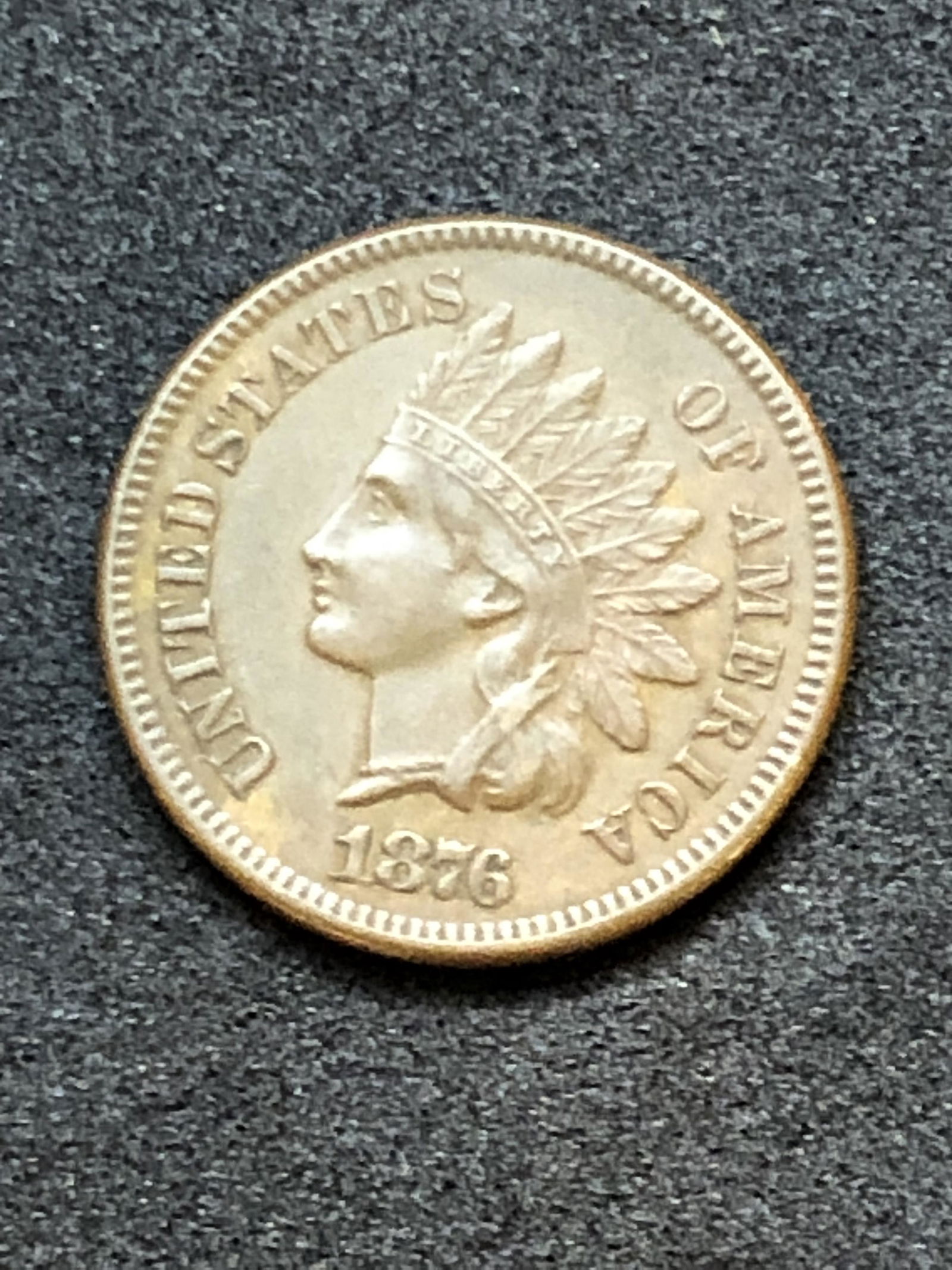 1876 Indian Head Penny (1 of 1)