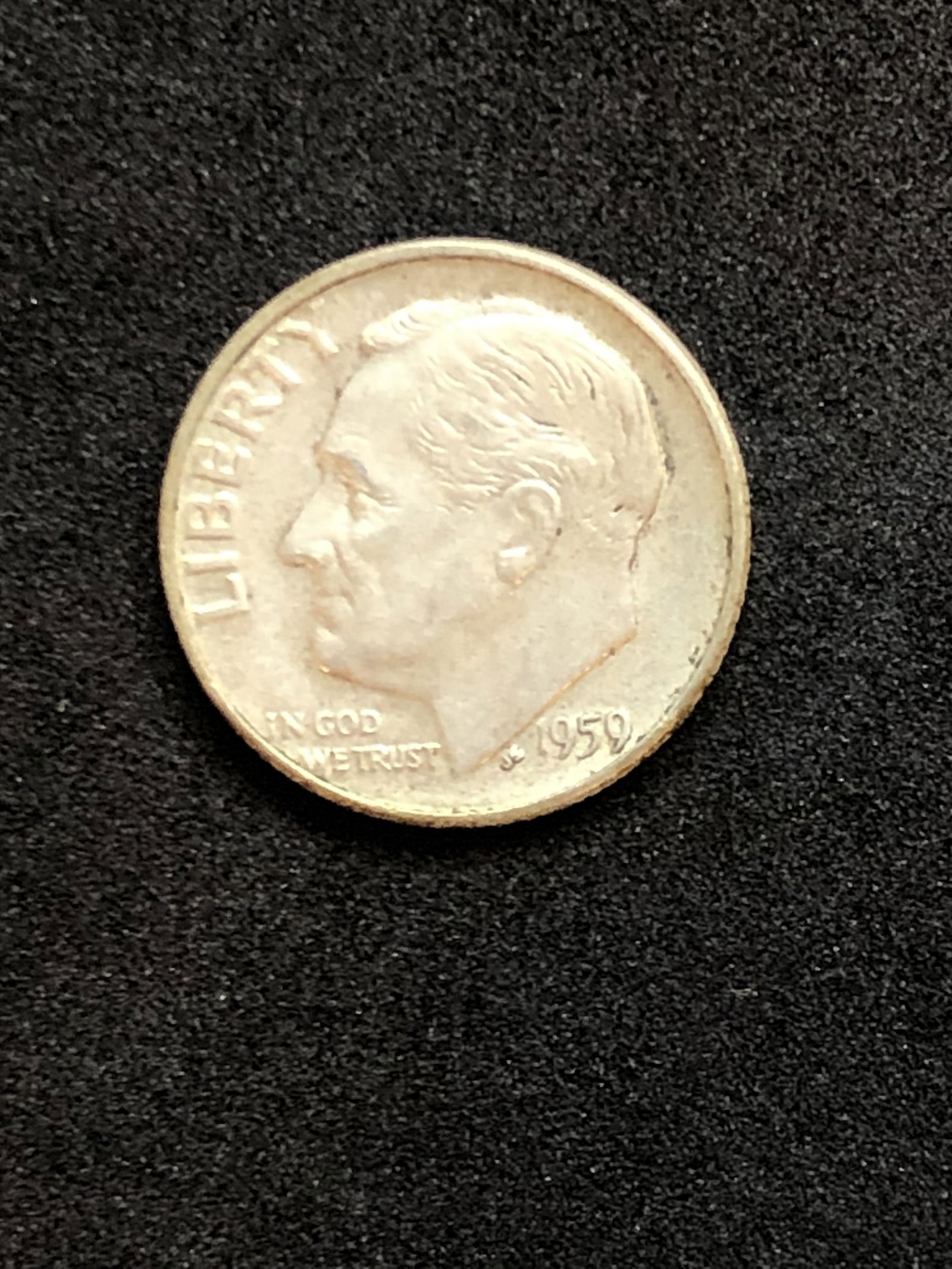 1959 Silver Roosevelt Dime (1 of 1)