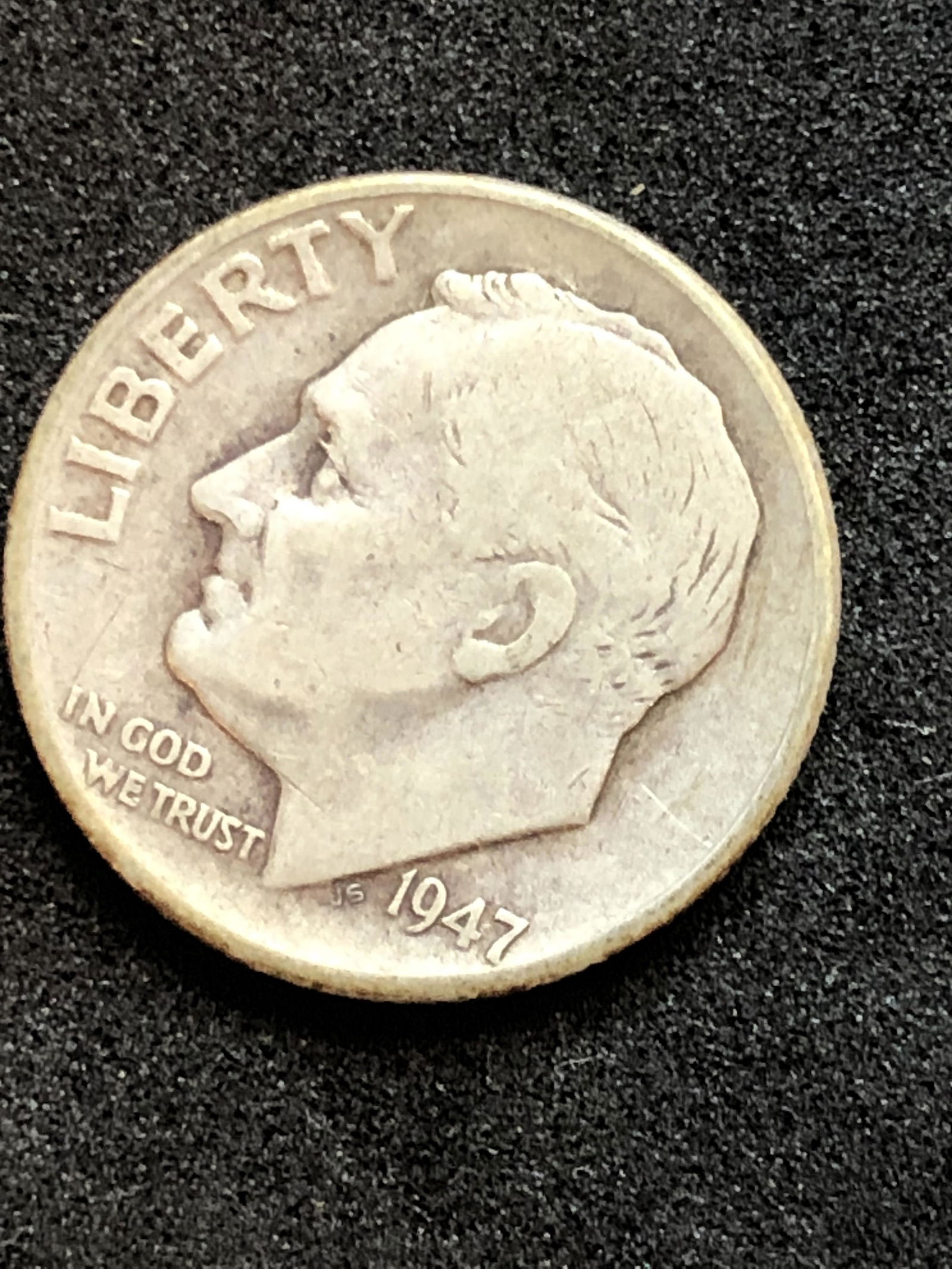 1947 Silver Roosevelt Dime (1 of 1)