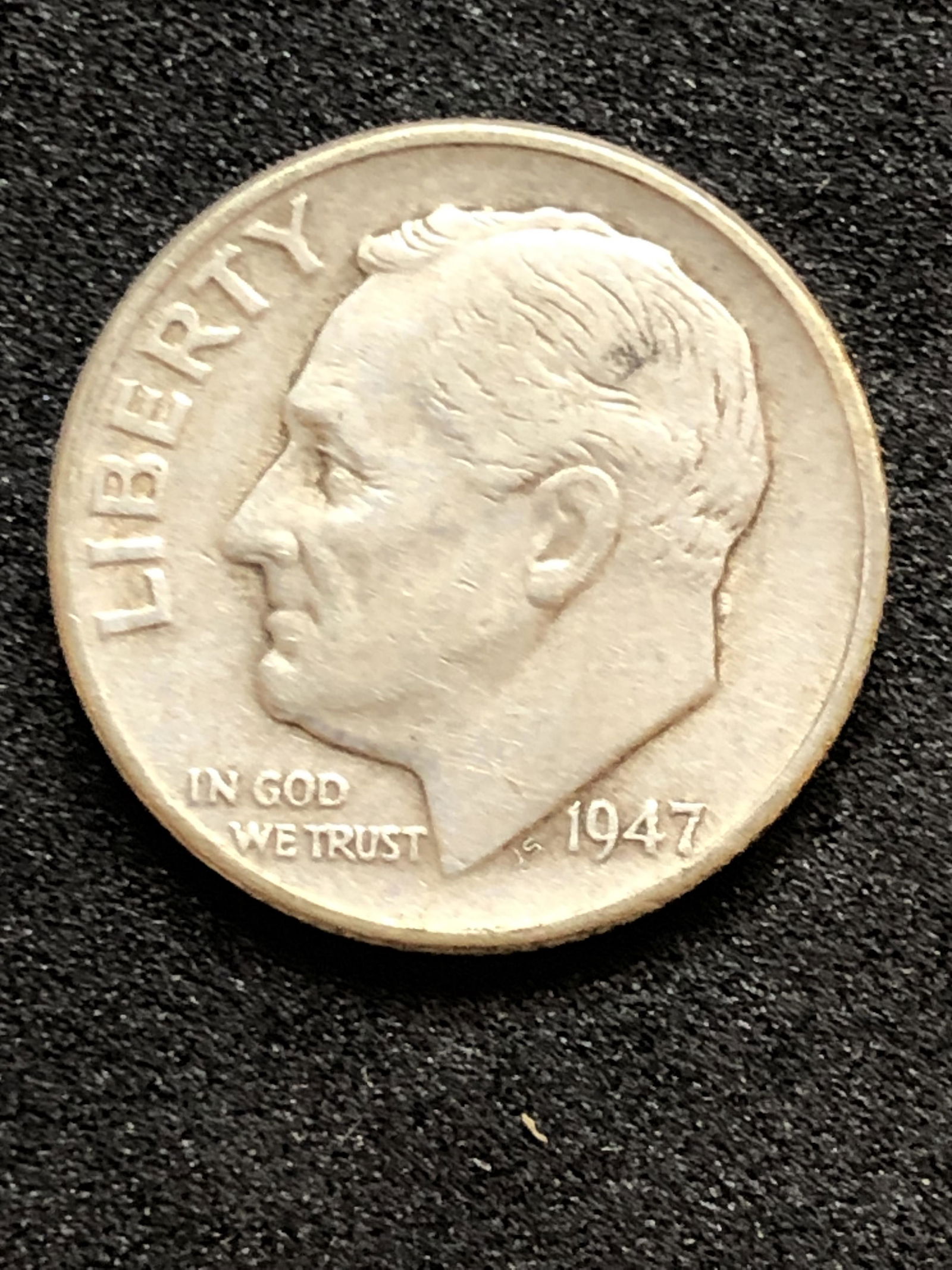 1947 Silver Roosevelt Dime (1 of 1)