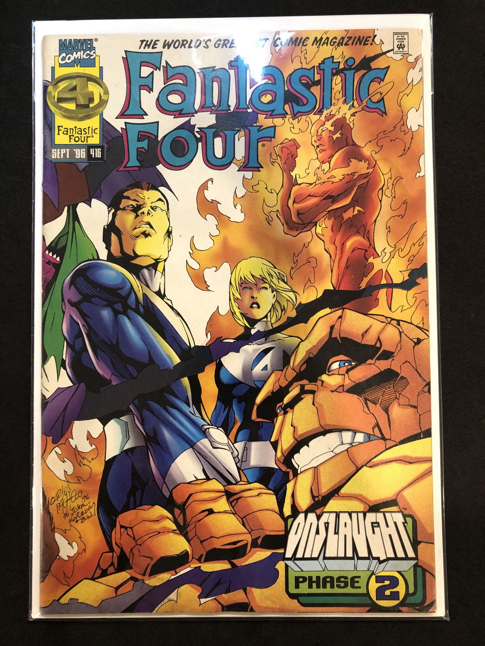 Fantastic Four Marvel Vintage Collectible Comic Book (1 of 1)