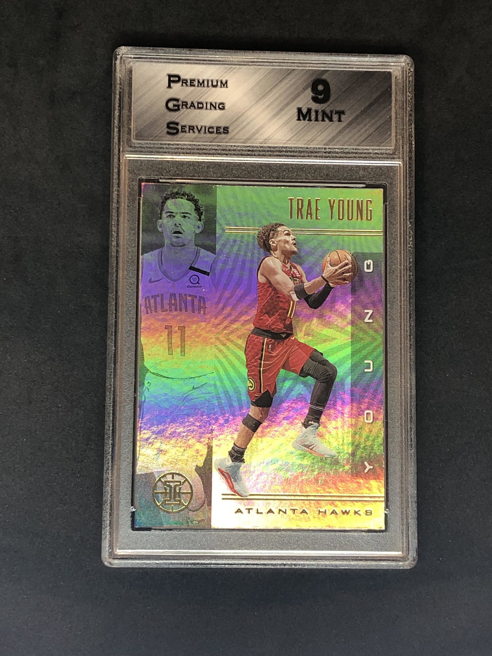 Trae Young Panini Illusions Graded PGS 9 (1 of 1)