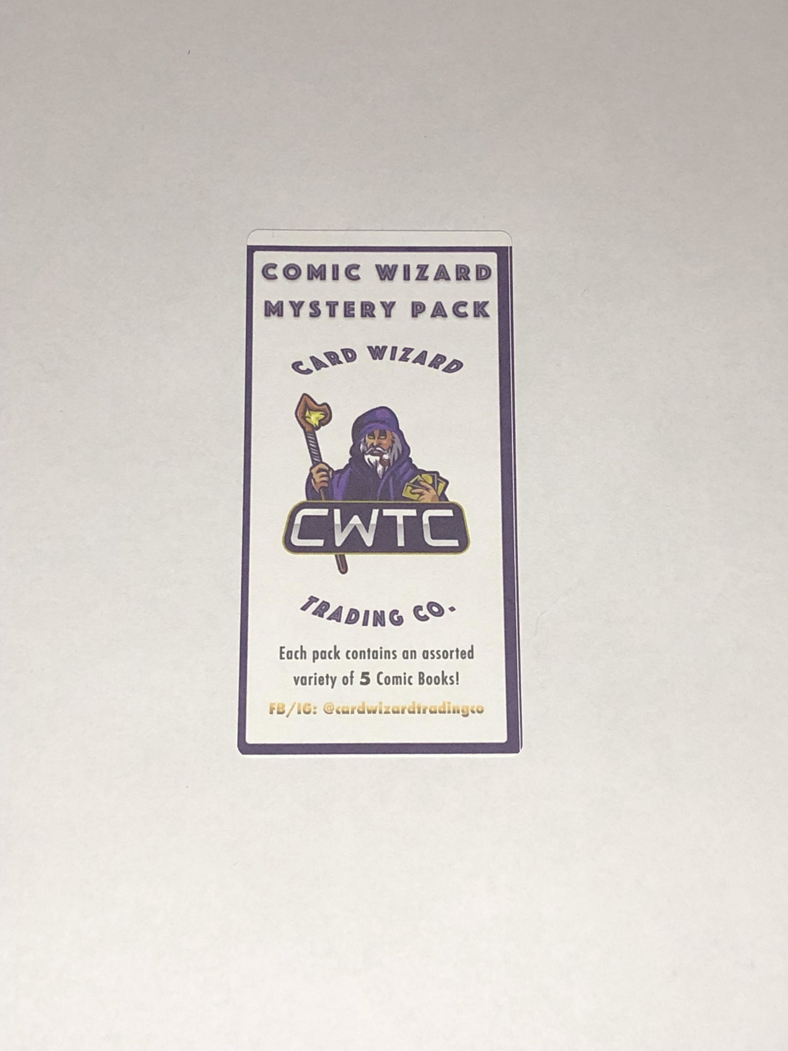 Comic Wizard Mystery Pack- 5 Comics Included! (1 of 1)