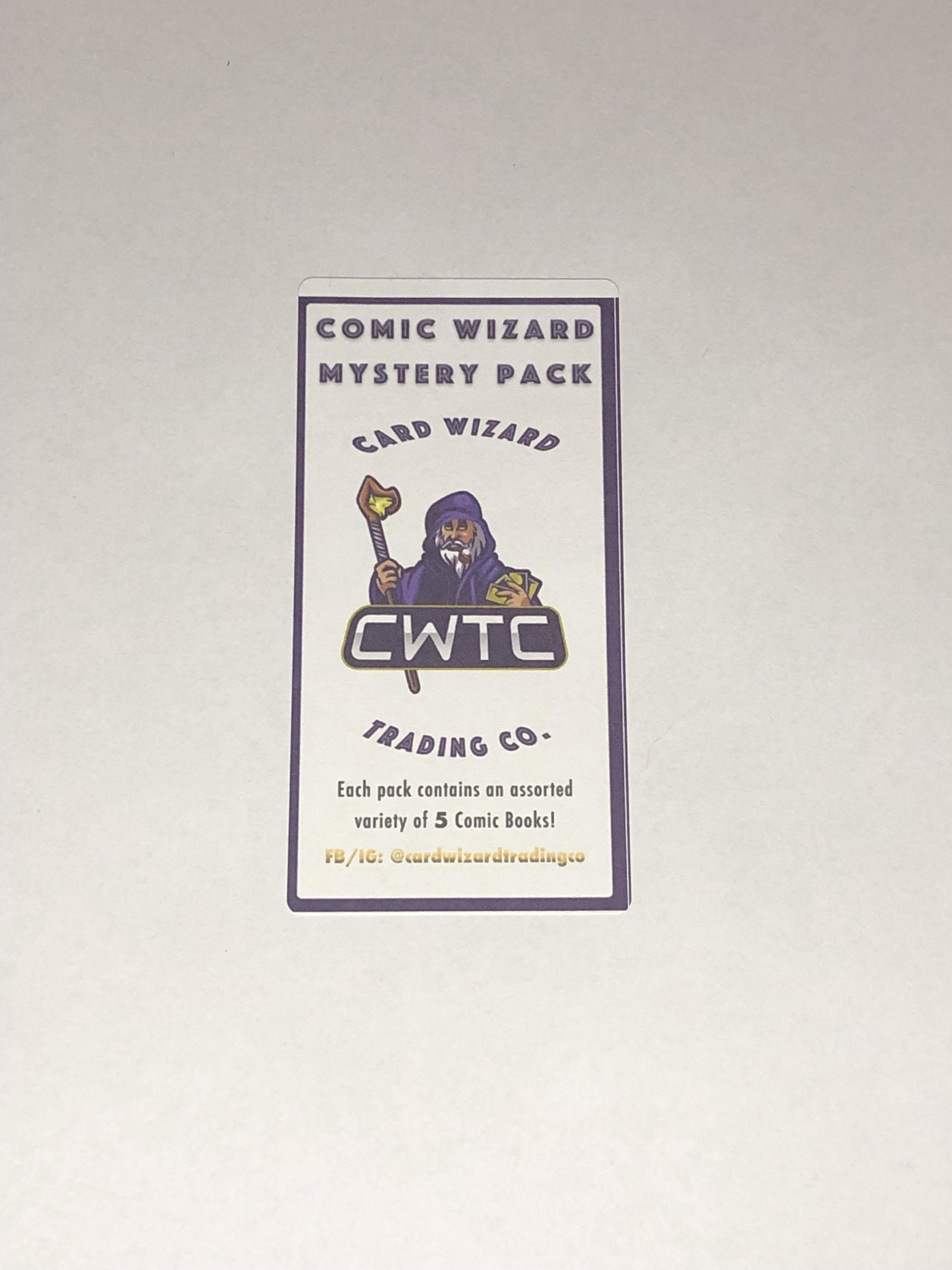 Comic Wizard Mystery Pack- 5 Comics Included! (1 of 1)