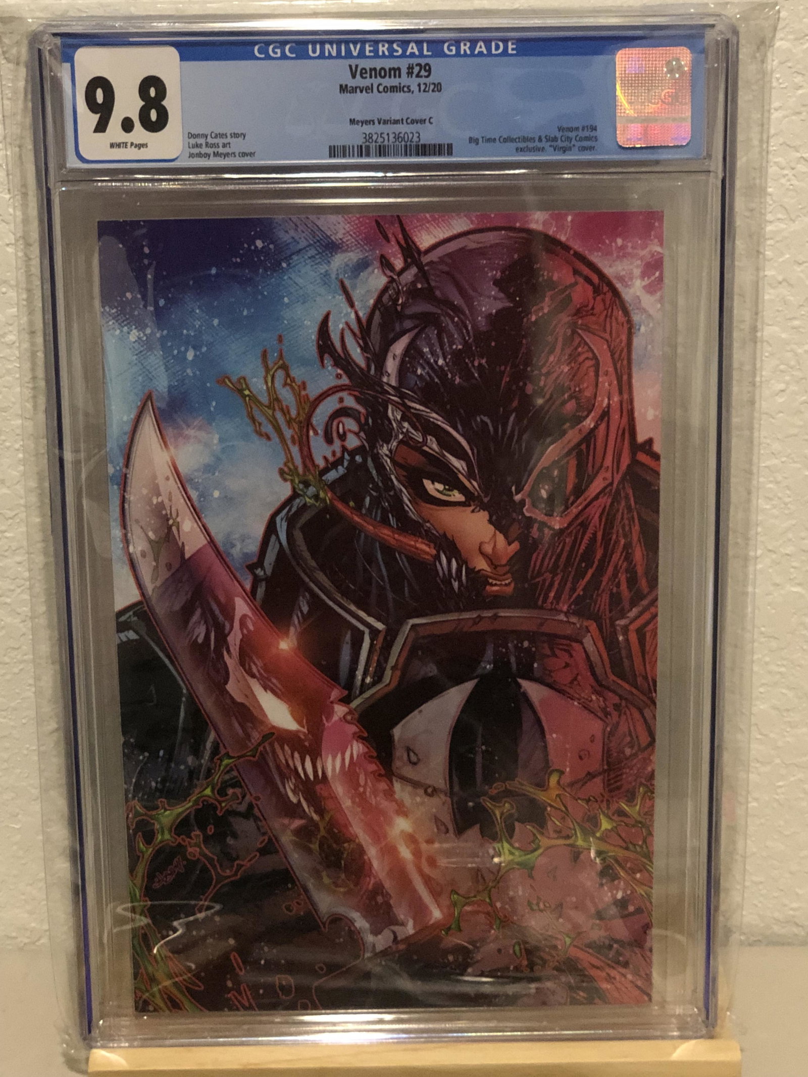 Venom #29 Marvel Comics Full Art Cover CGC 9.8 (1 of 1)