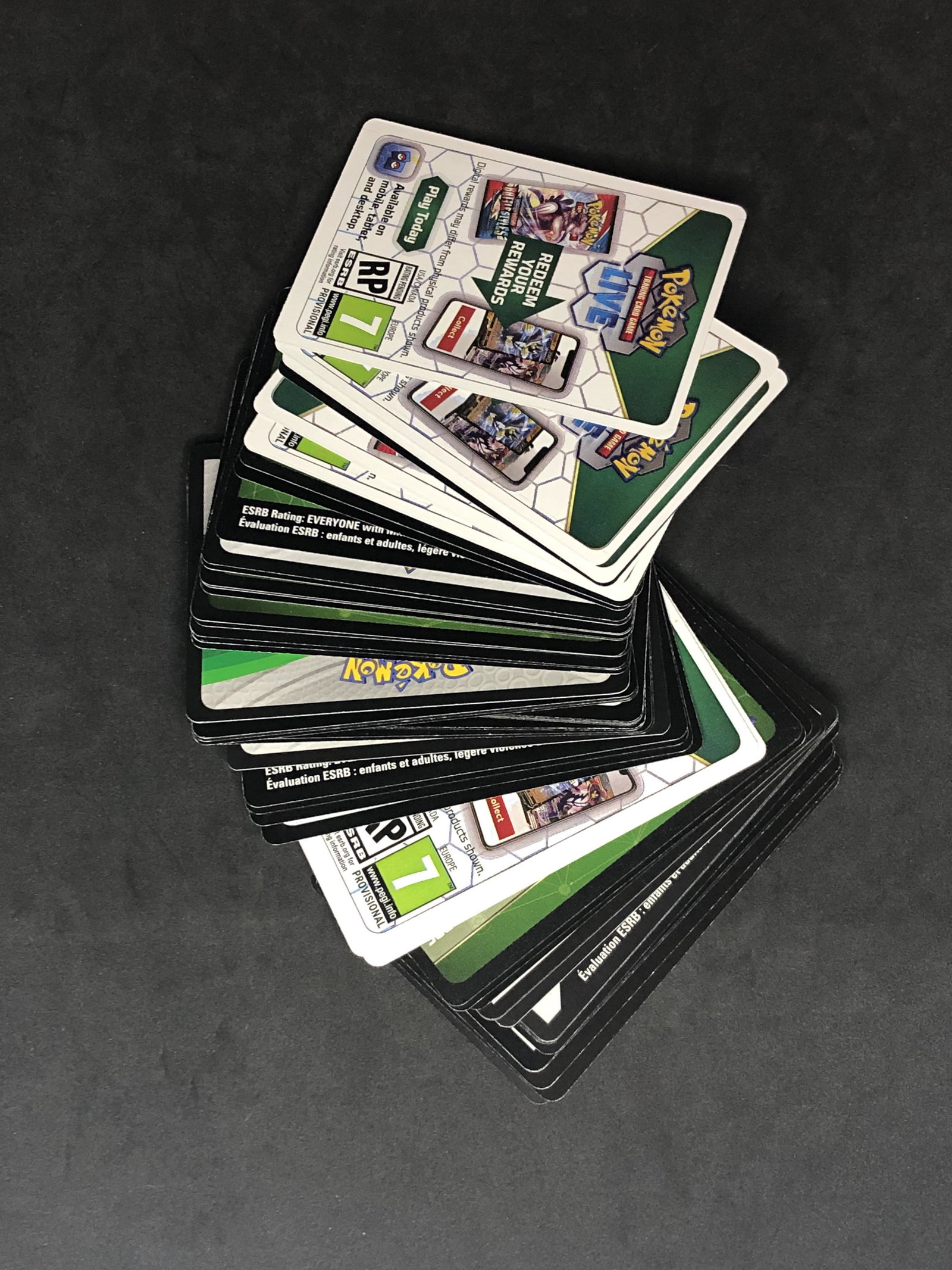 Pokemon Code Cards Lot of 50 (1 of 1)