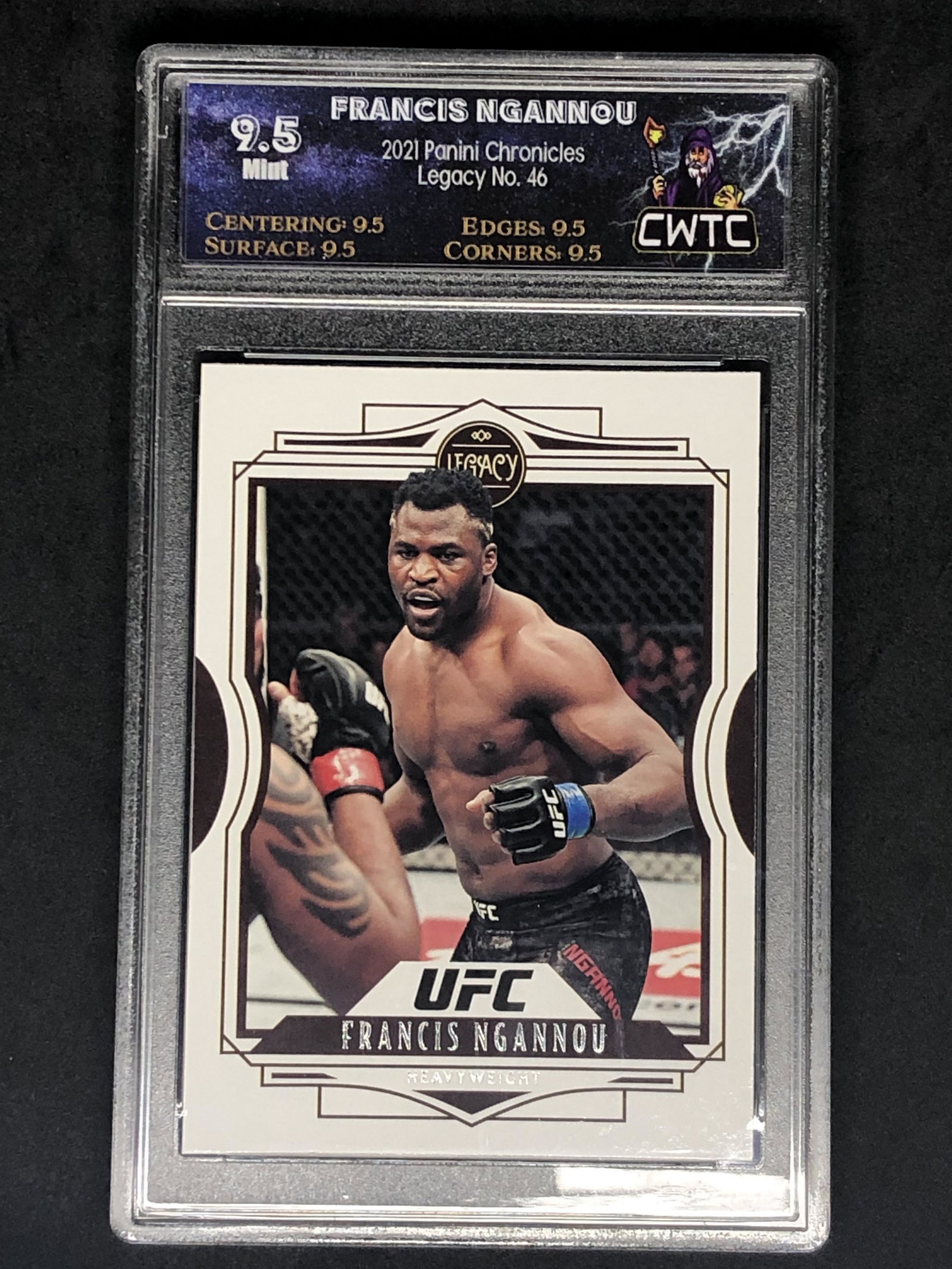 Francis Ngannou Panini Legacy Graded CWTC 9.5 (1 of 1)