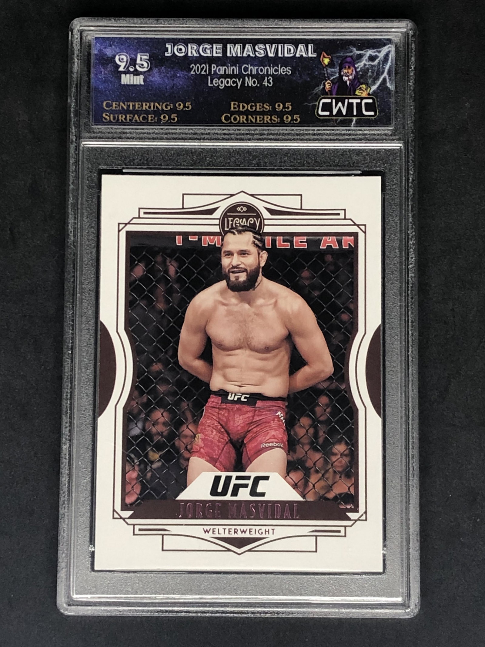Jorge Masvidal Panini Legacy Graded CWTC 9.5 (1 of 1)