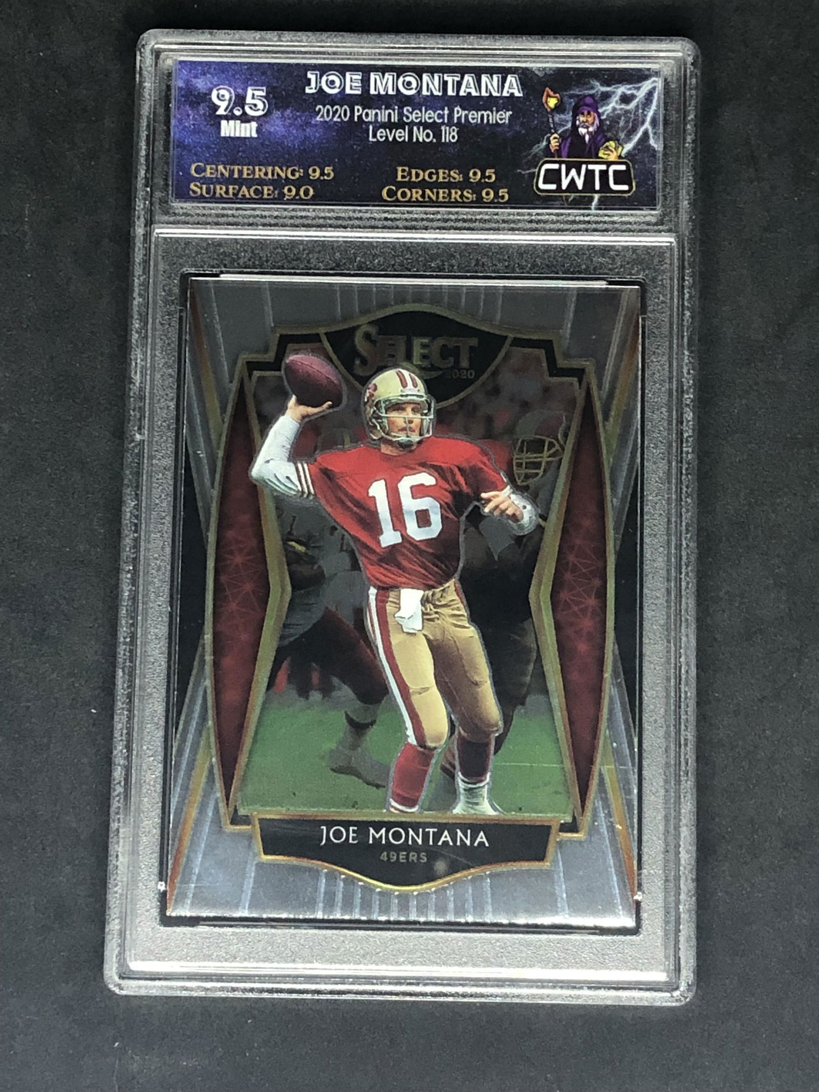 Joe Montana Panini Select Graded CWTC 9.5 (1 of 1)