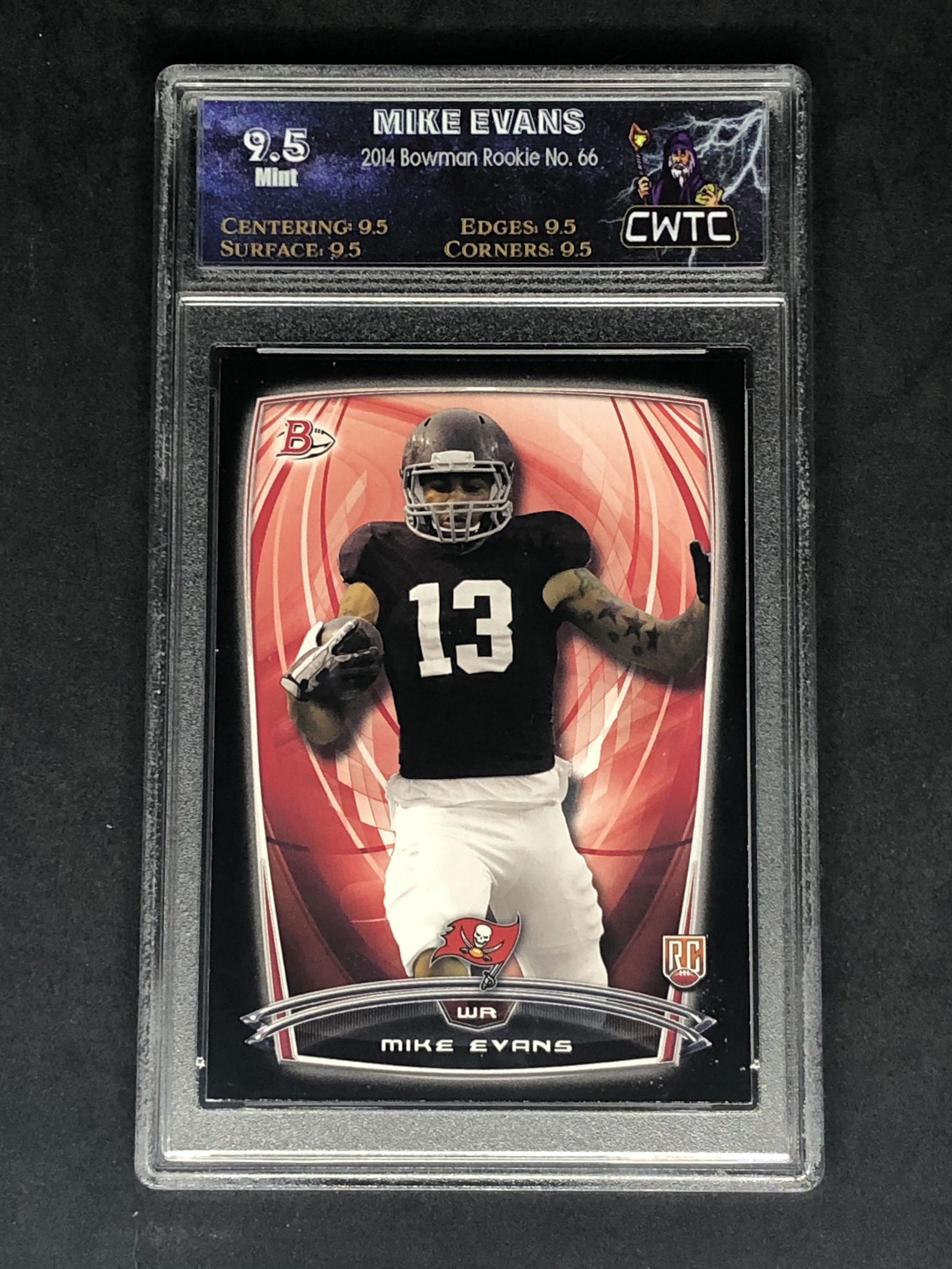 Mike Evans Bowman Rookie Graded CWTC 9.5 (1 of 1)