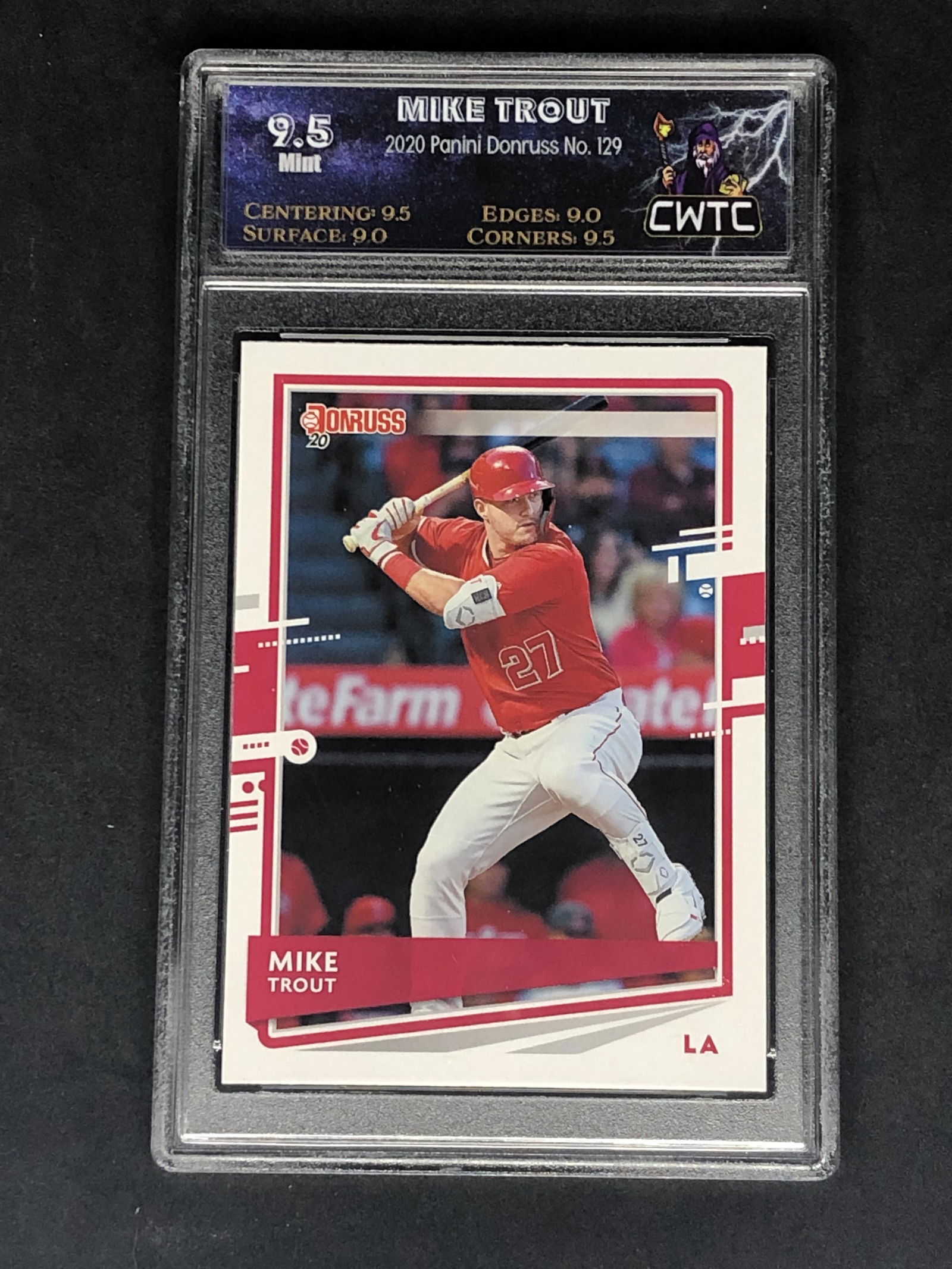 Mike Trout Panini Donruss Graded CWTC 9.5 (1 of 1)