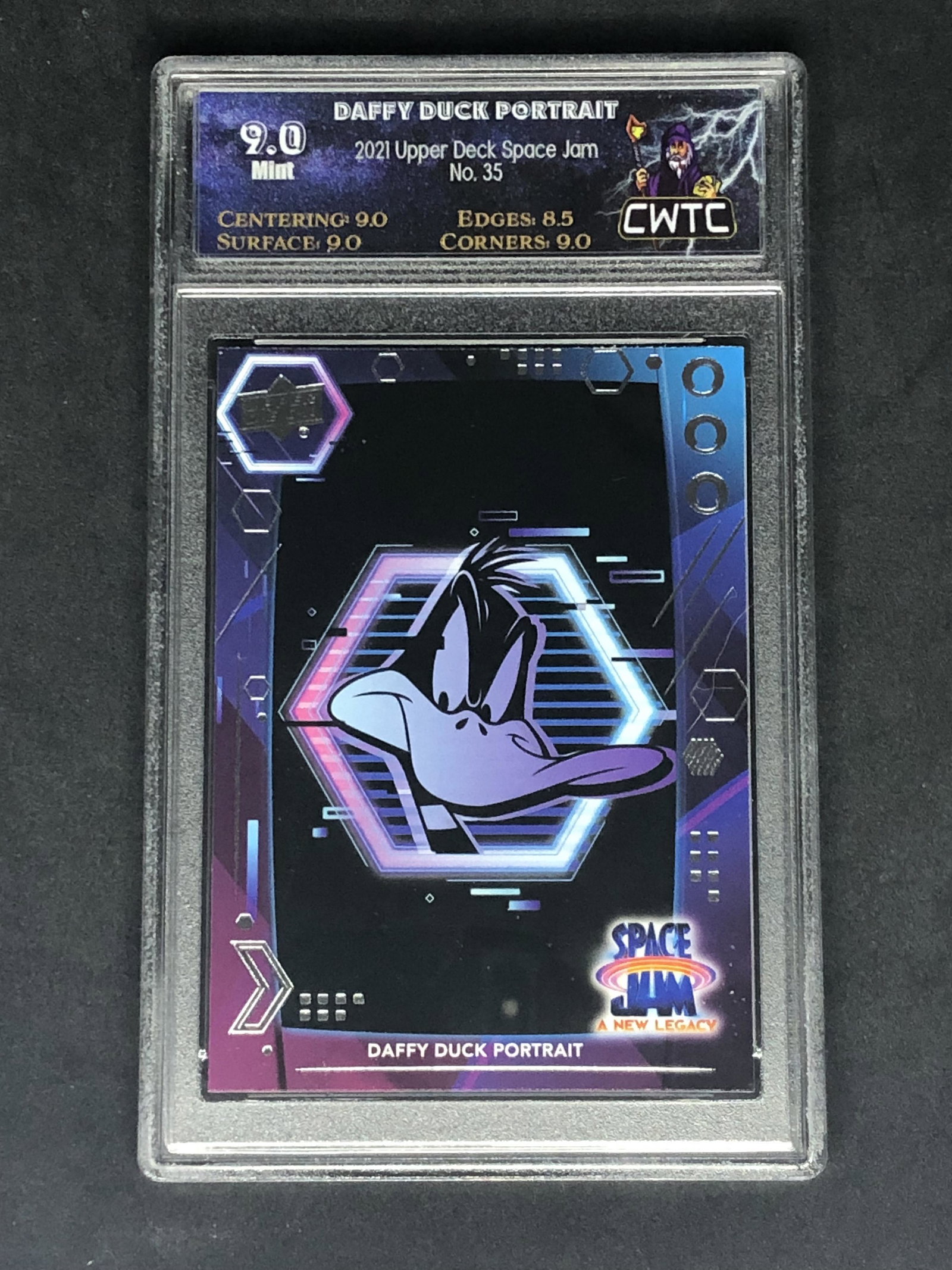 Daffy Duck Upper Deck Space Jam Graded CWTC 9 (1 of 1)