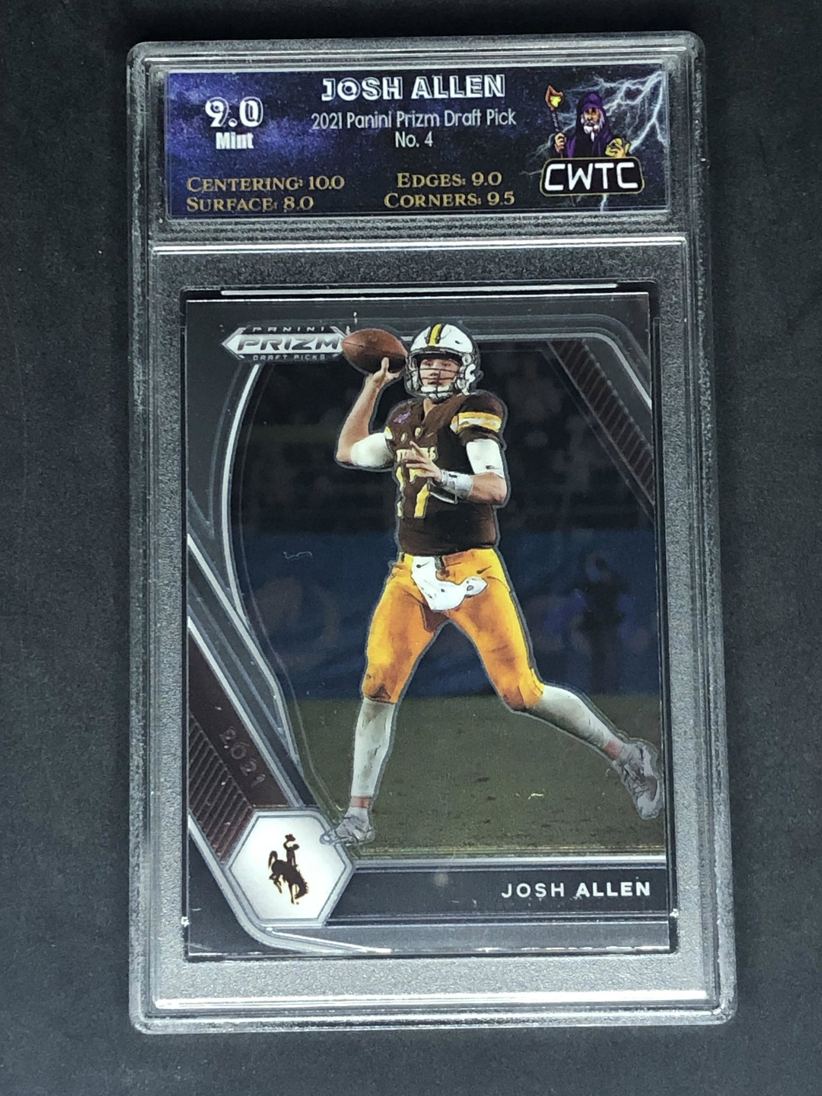 Josh Allen Panini Prizm Graded CWTC 9 (1 of 1)