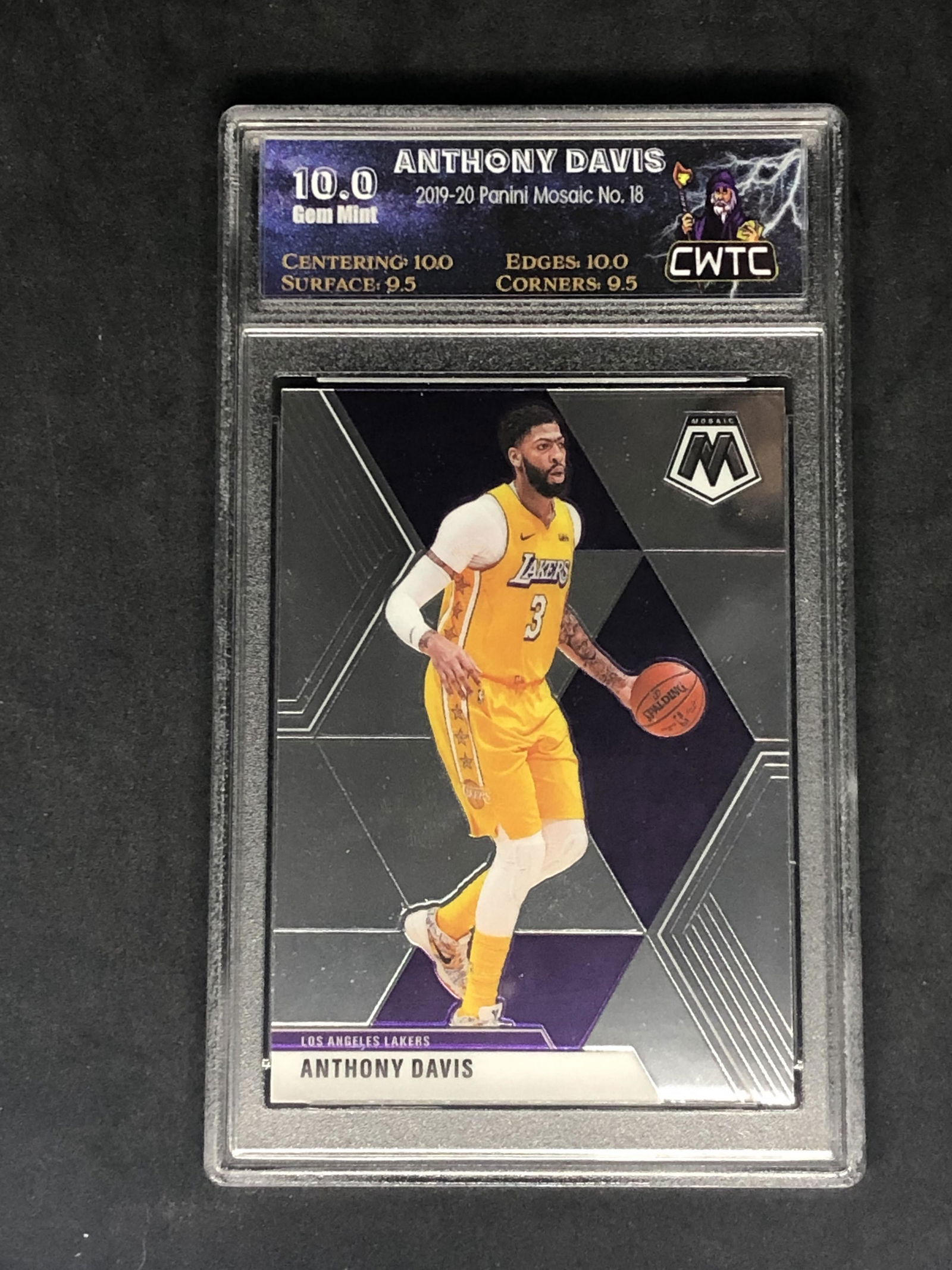 Anthony Davis Panini Mosaic Graded CWTC 10 (1 of 1)