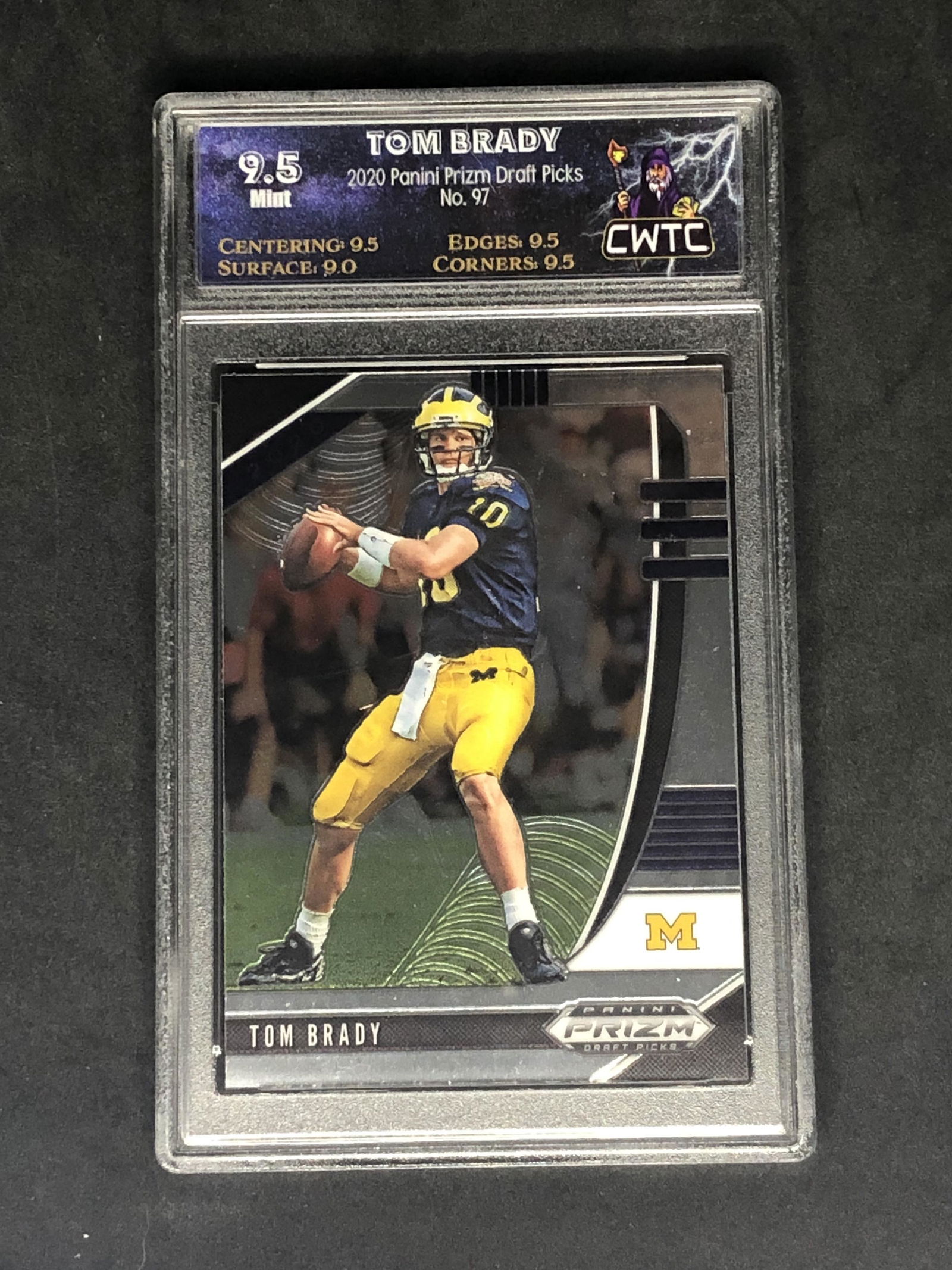 Tom Brady Panini Prizm Graded CWTC 9.5 (1 of 1)
