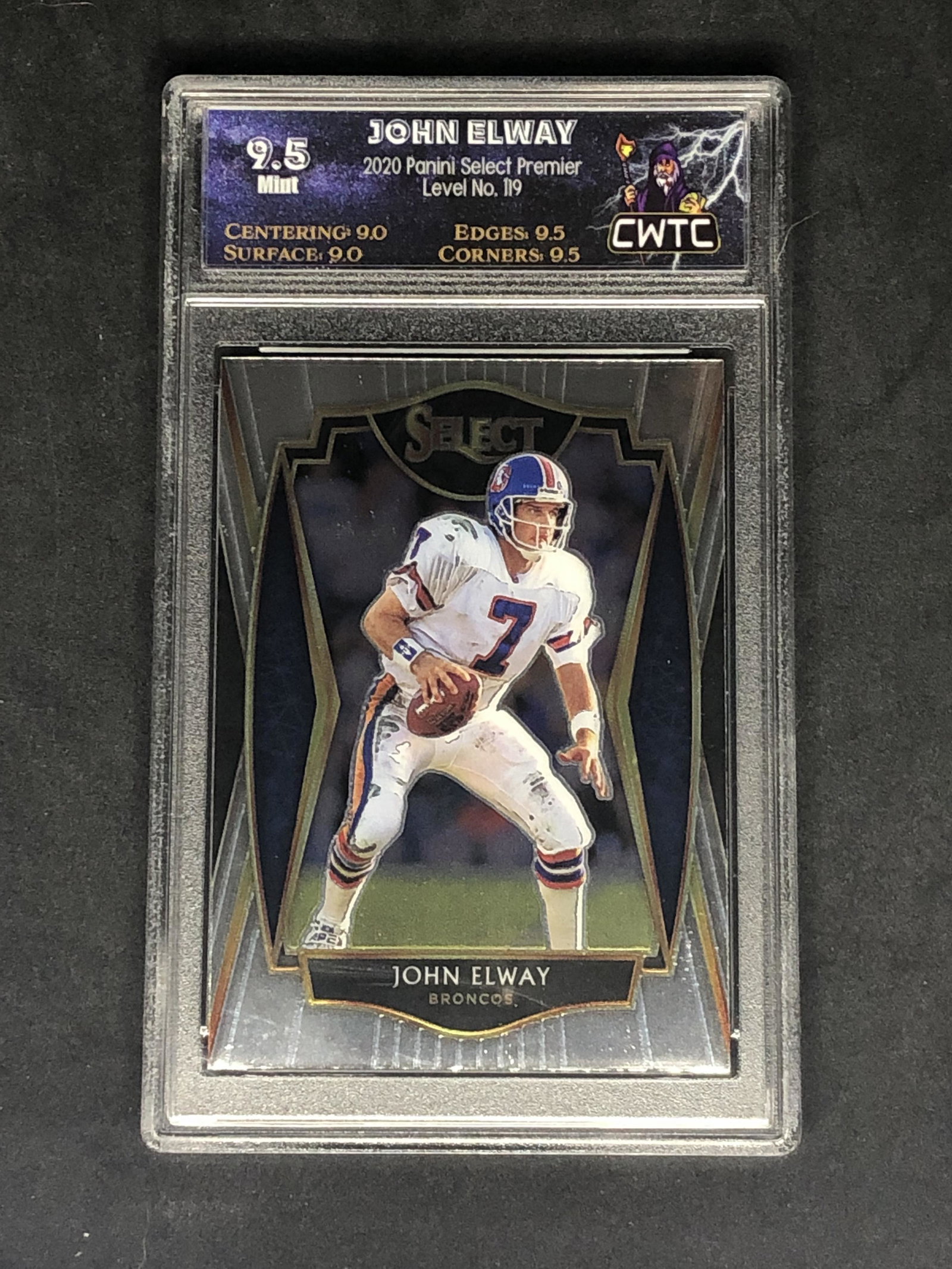 John Elway Panini Select Graded CWTC 9.5 (1 of 1)