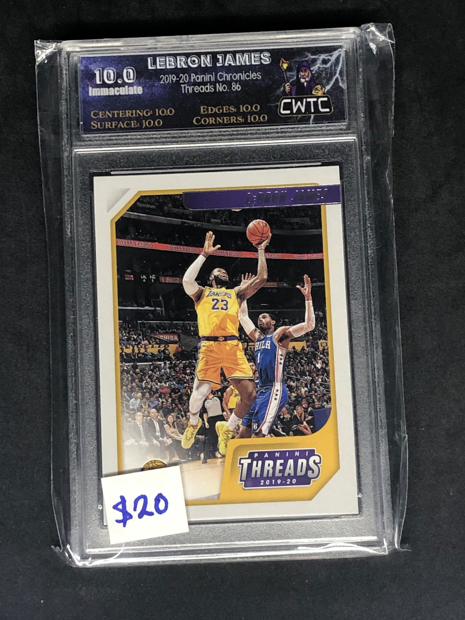 LeBron James Panini Threads Graded CWTC Immaculate 10 (1 of 1)