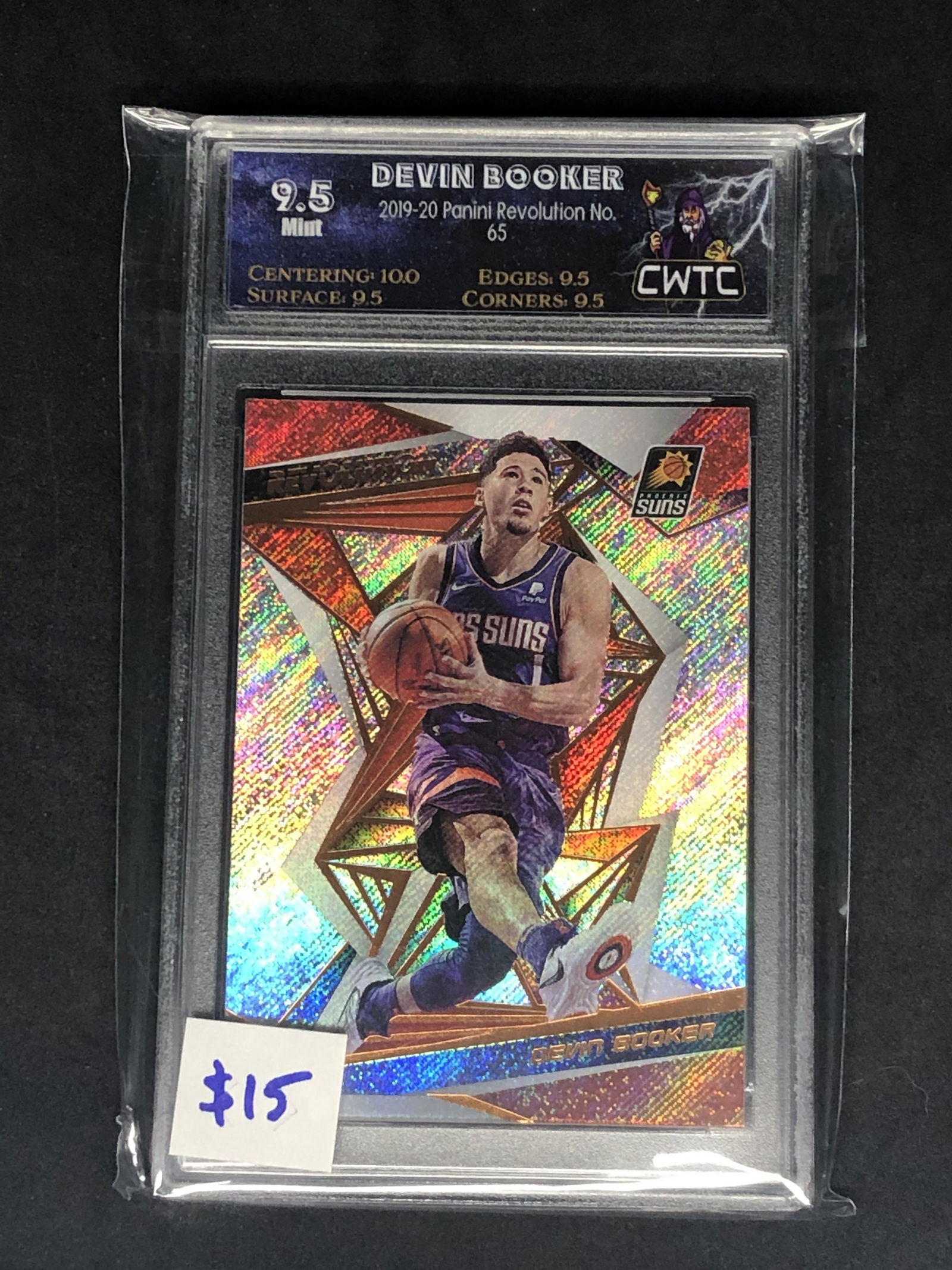 Devin Booker Panini Revolution Graded CWTC 9.5 (1 of 1)