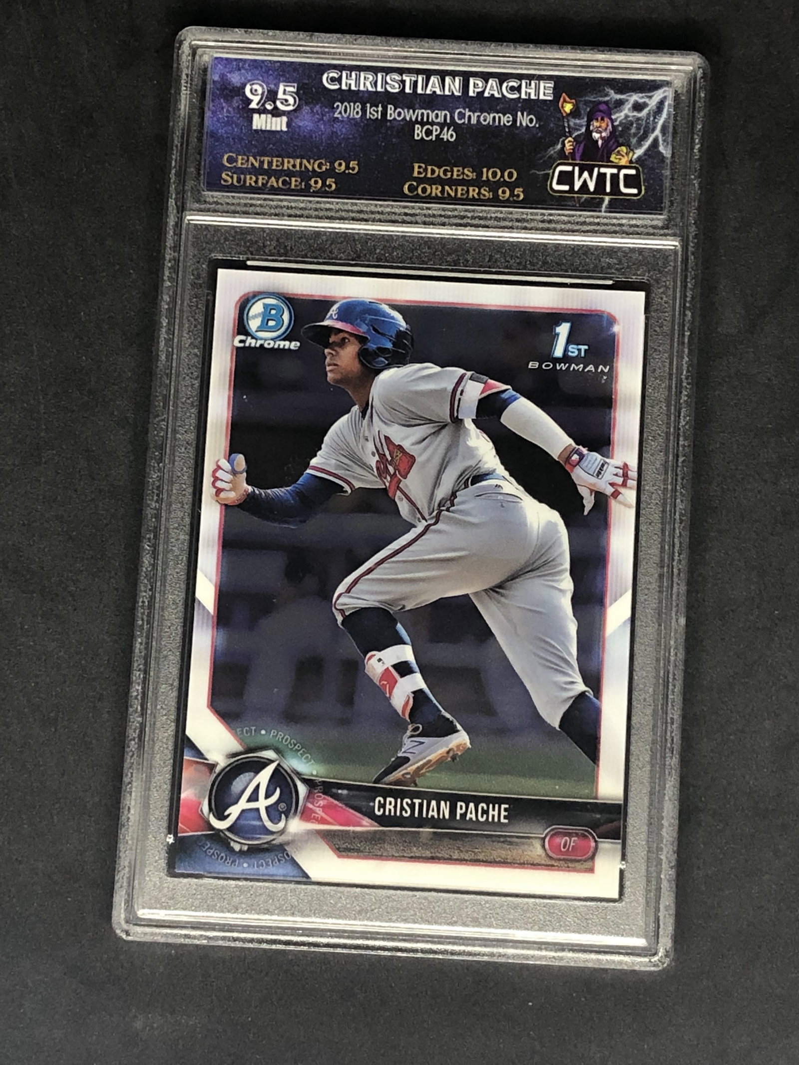 Christian Pache 1st Bowman Chrome Prospect Graded CWTC (1 of 1)