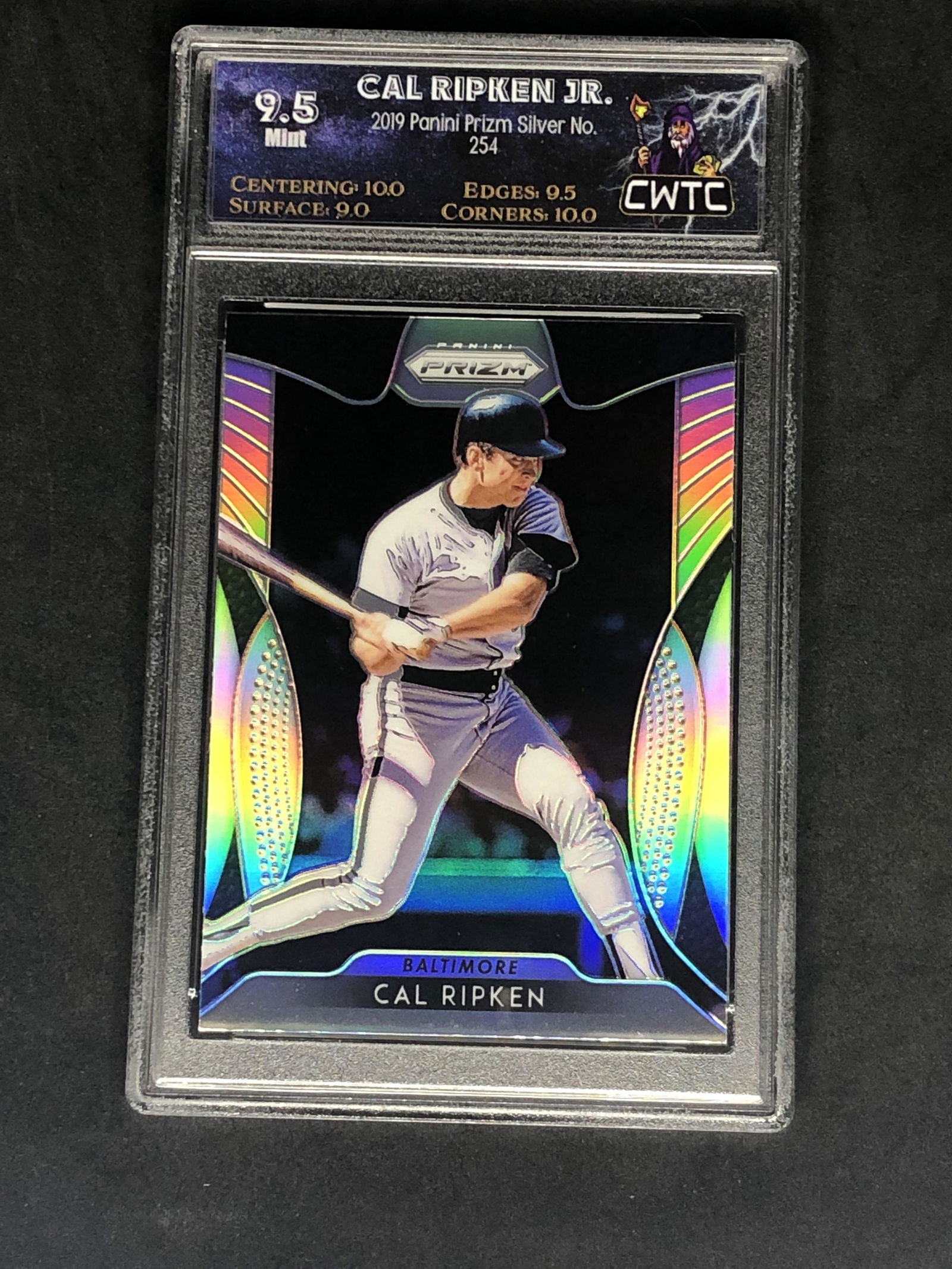 Cal Ripken Jr. Panini Prizm Silver Graded CWTC 9.5 (1 of 1)