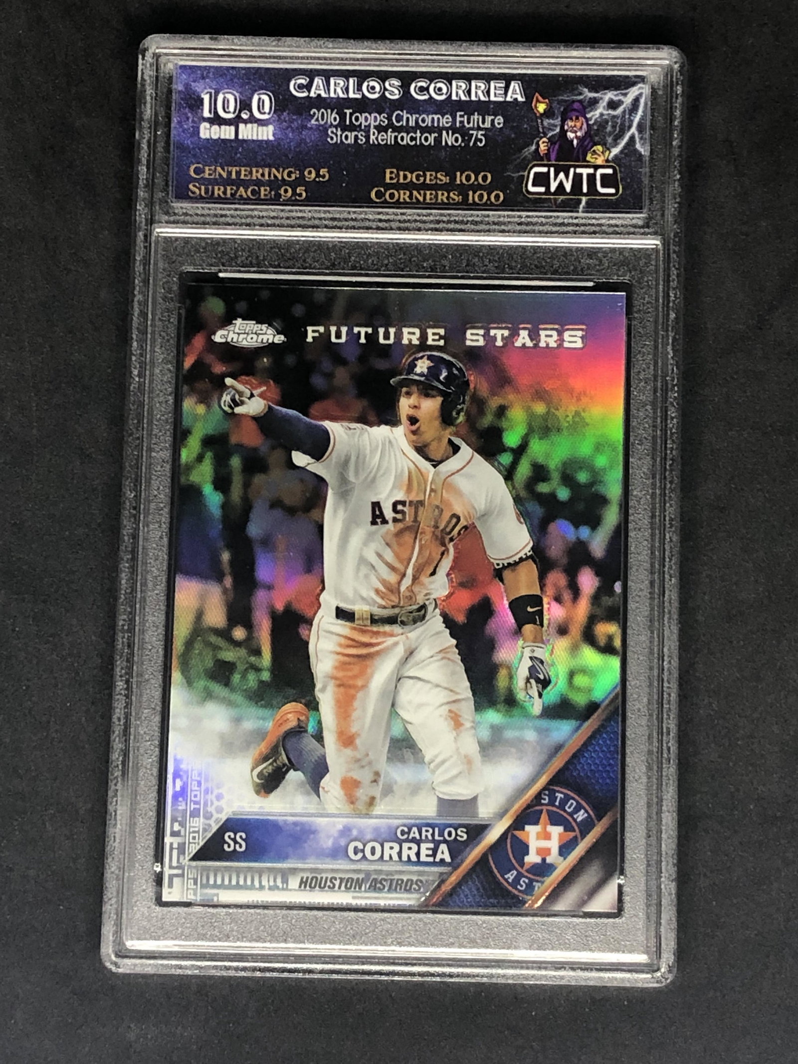 Carlos Correa Topps Chrome Future Stars Refractor (1 of 1)