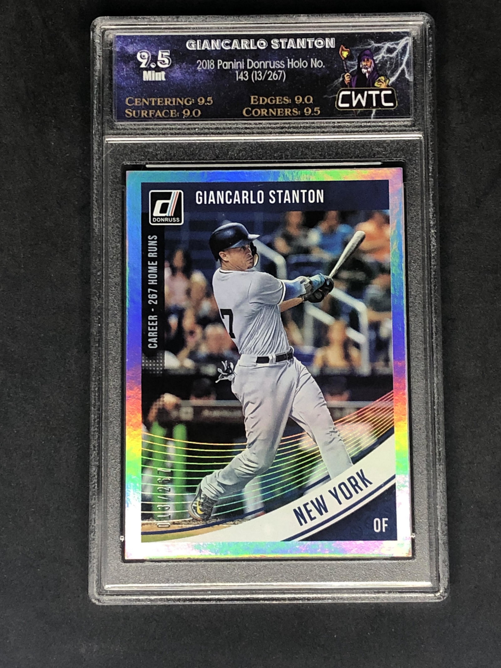 Giancarlo Stanton Panini donruss Holo Graded CWTC 9.5 (1 of 1)