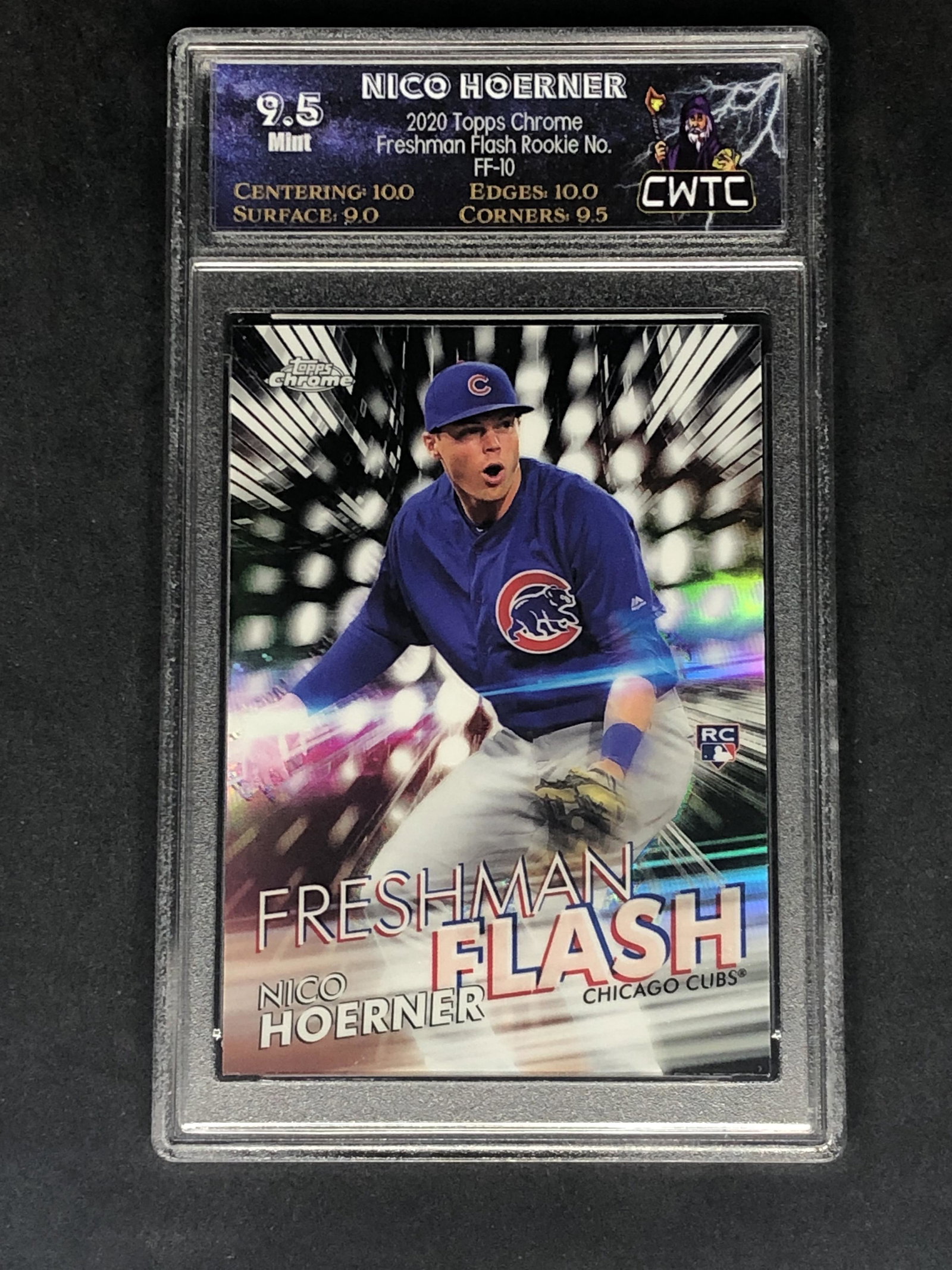 Nico Hoerner Topps Chrome Freshman Flash Graded CWTC (1 of 1)