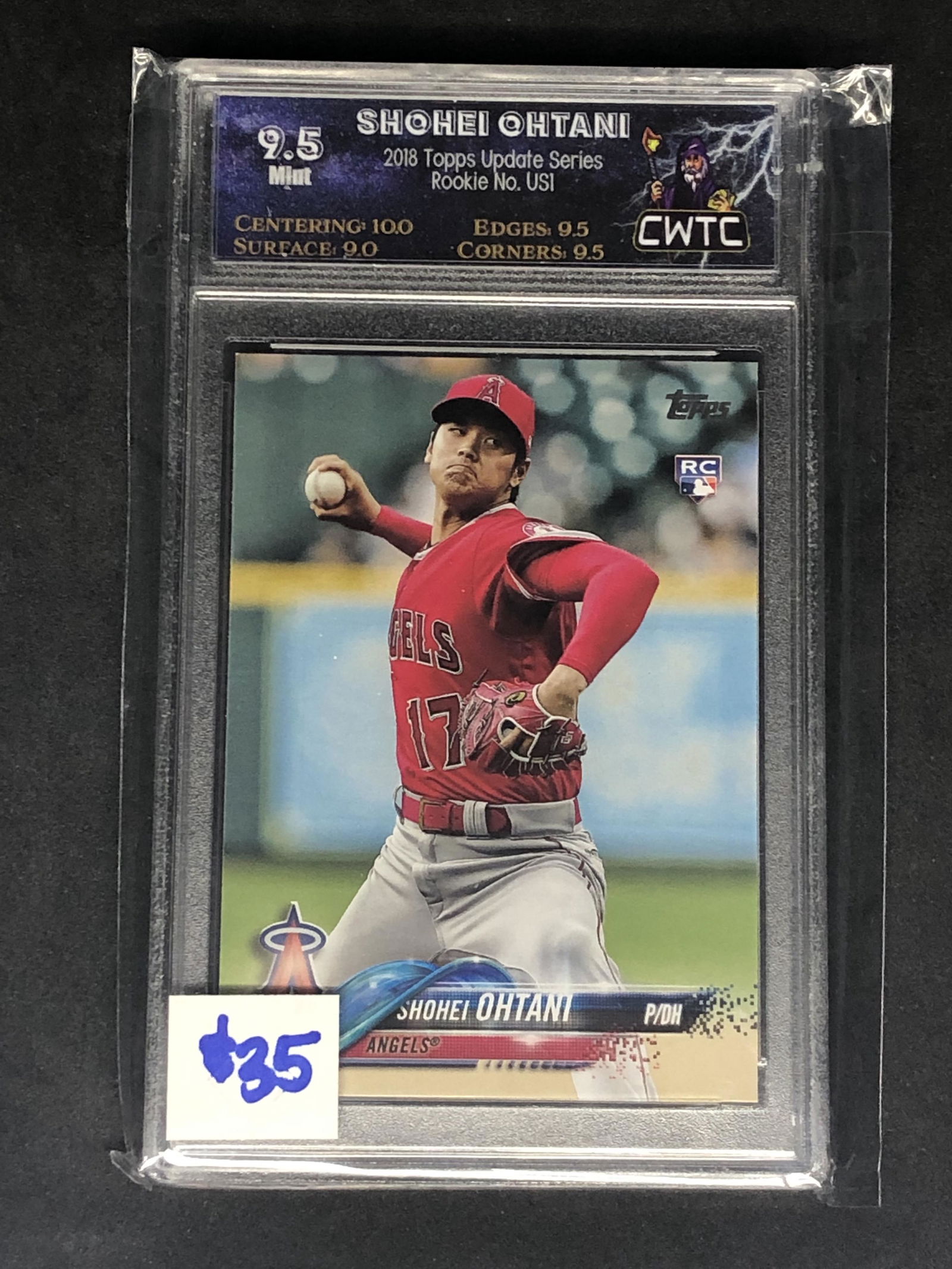 Shohei Ohtani Topps Rookie Graded CWTC 9.5 (1 of 1)