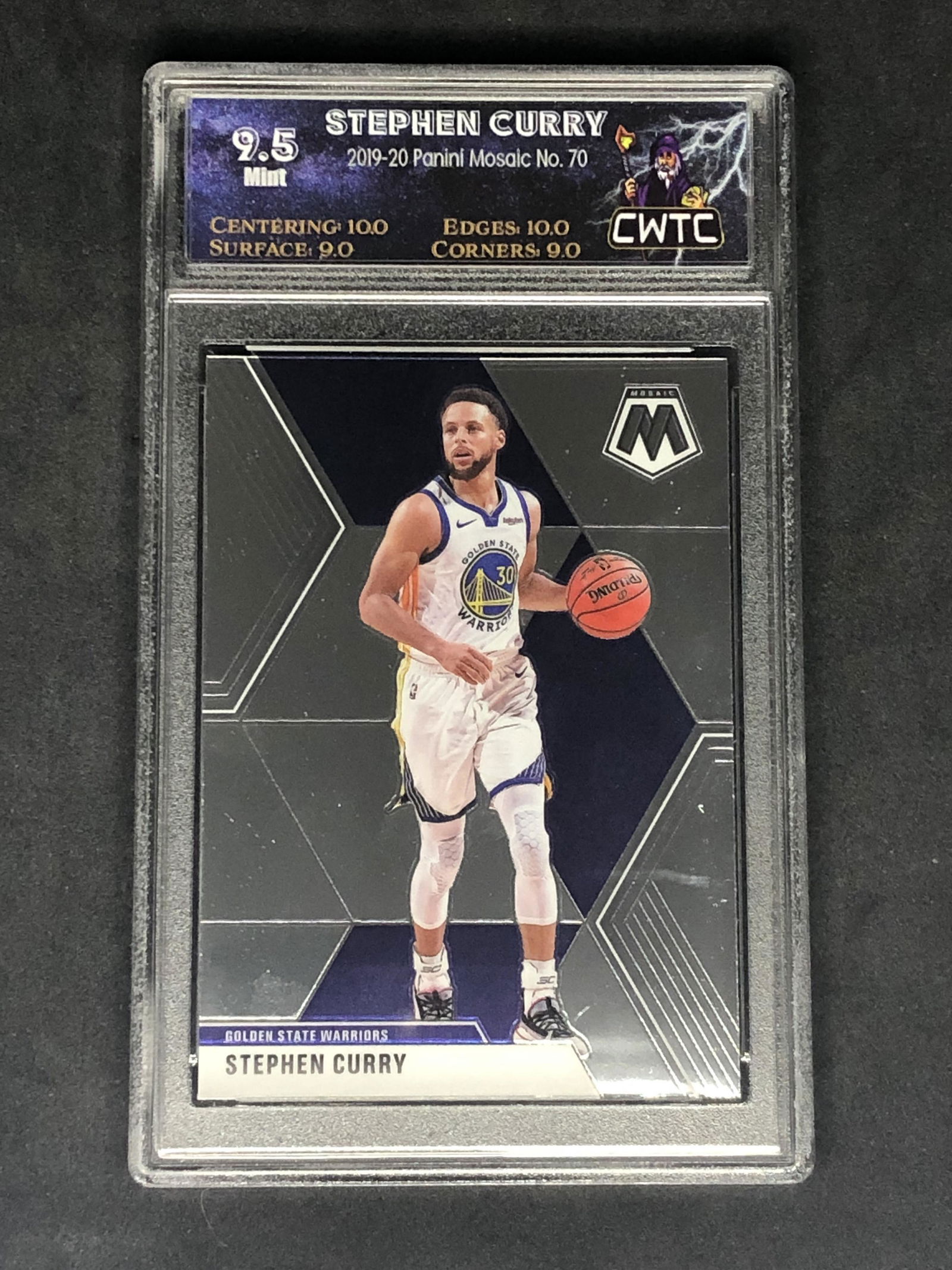 Stephen Curry Panini Mosaic Graded CWTC 9.5 (1 of 1)