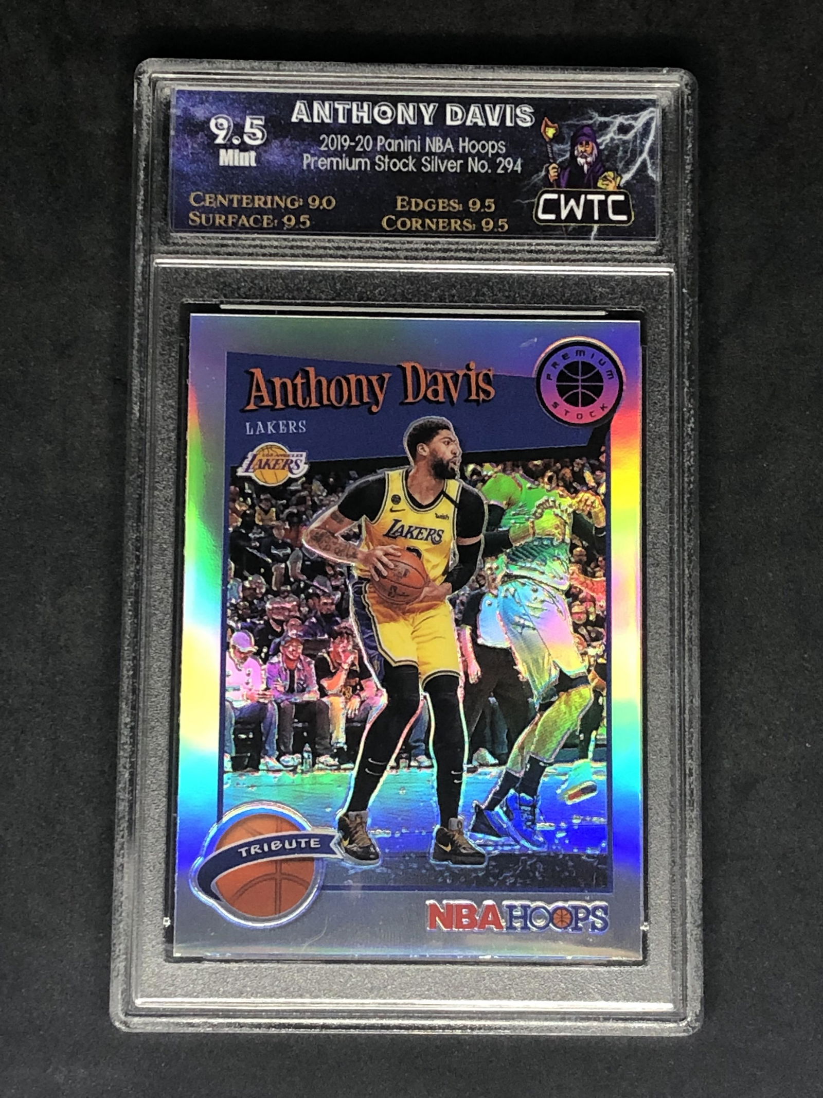 Anthony Davis Panini NBA Hoops Silver Graded CWTC 9.5 (1 of 1)