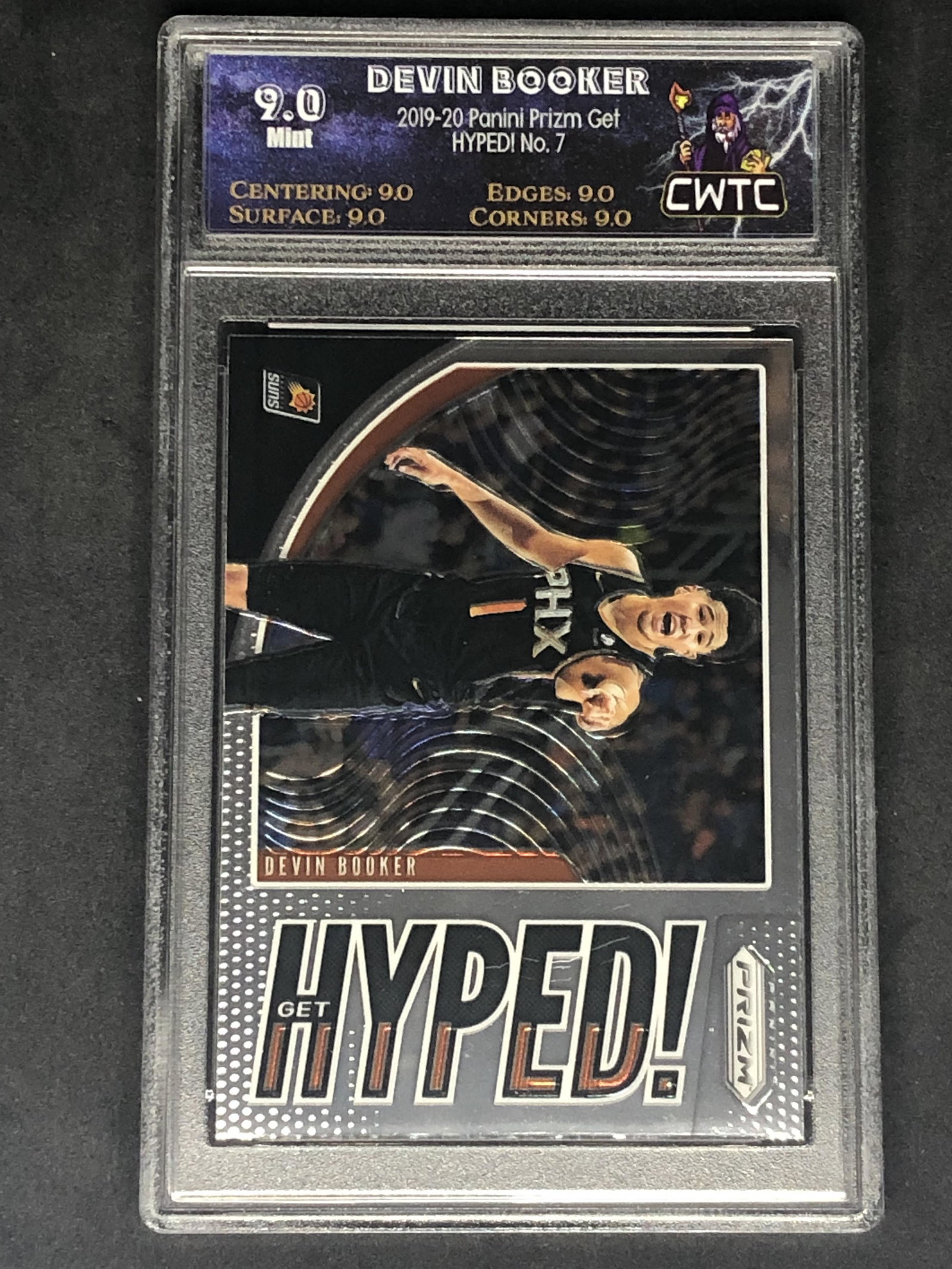 Devin Booker Panini Prizm Hyped Graded CWTC 9 (1 of 1)
