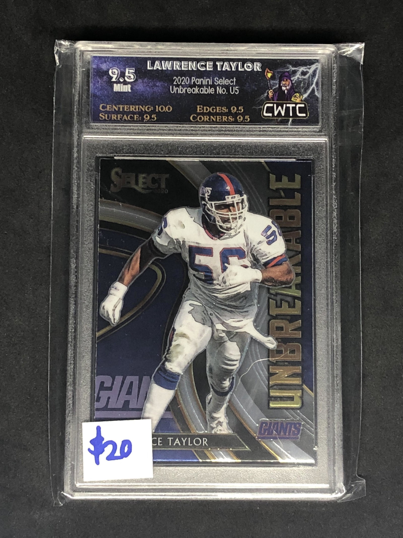 Lawrence Taylor Panini Select Unbreakable Graded CWTC (1 of 1)