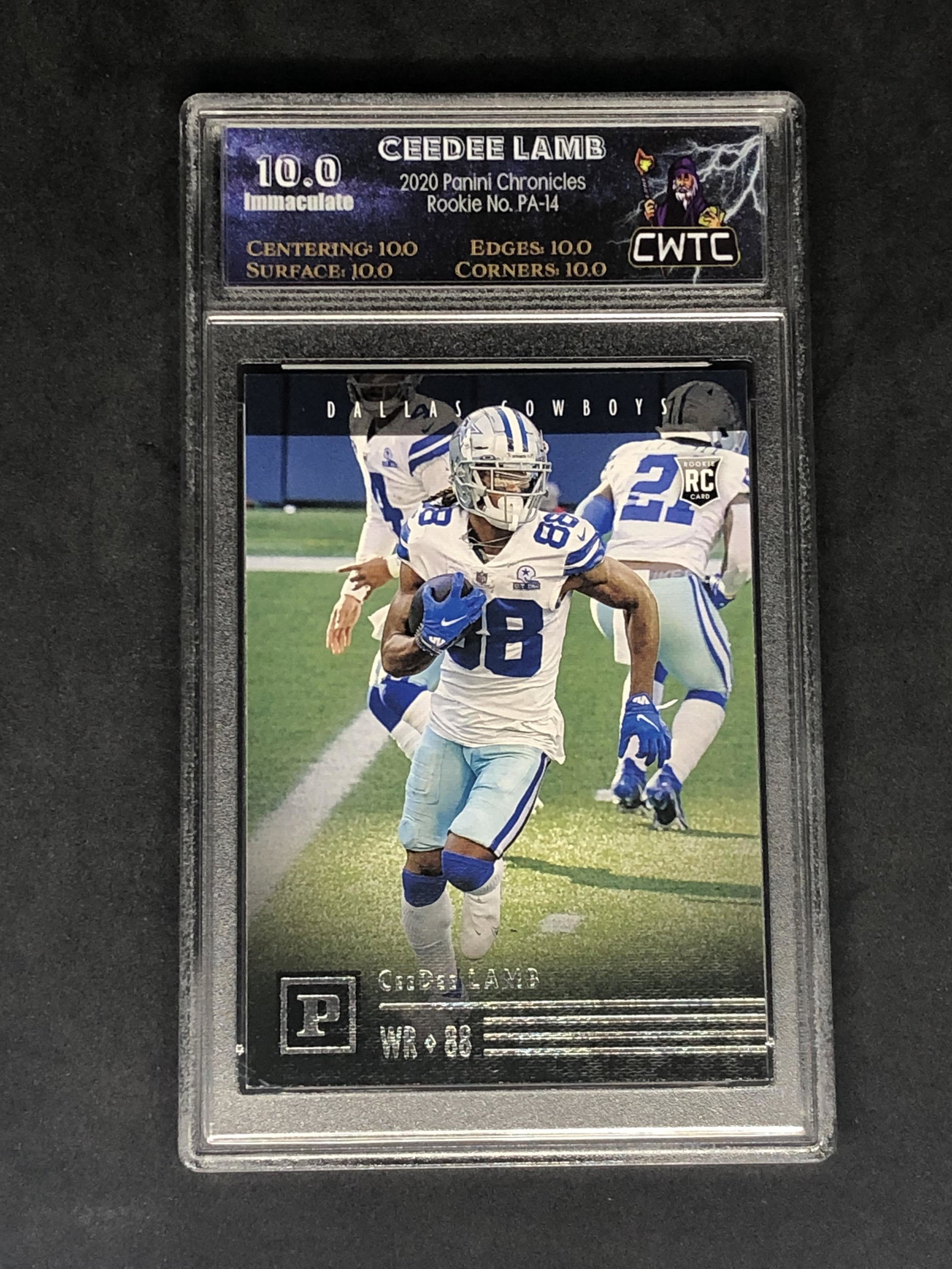CeeDee Lamb Panini Chronicles Rookie Graded CWTC (1 of 1)