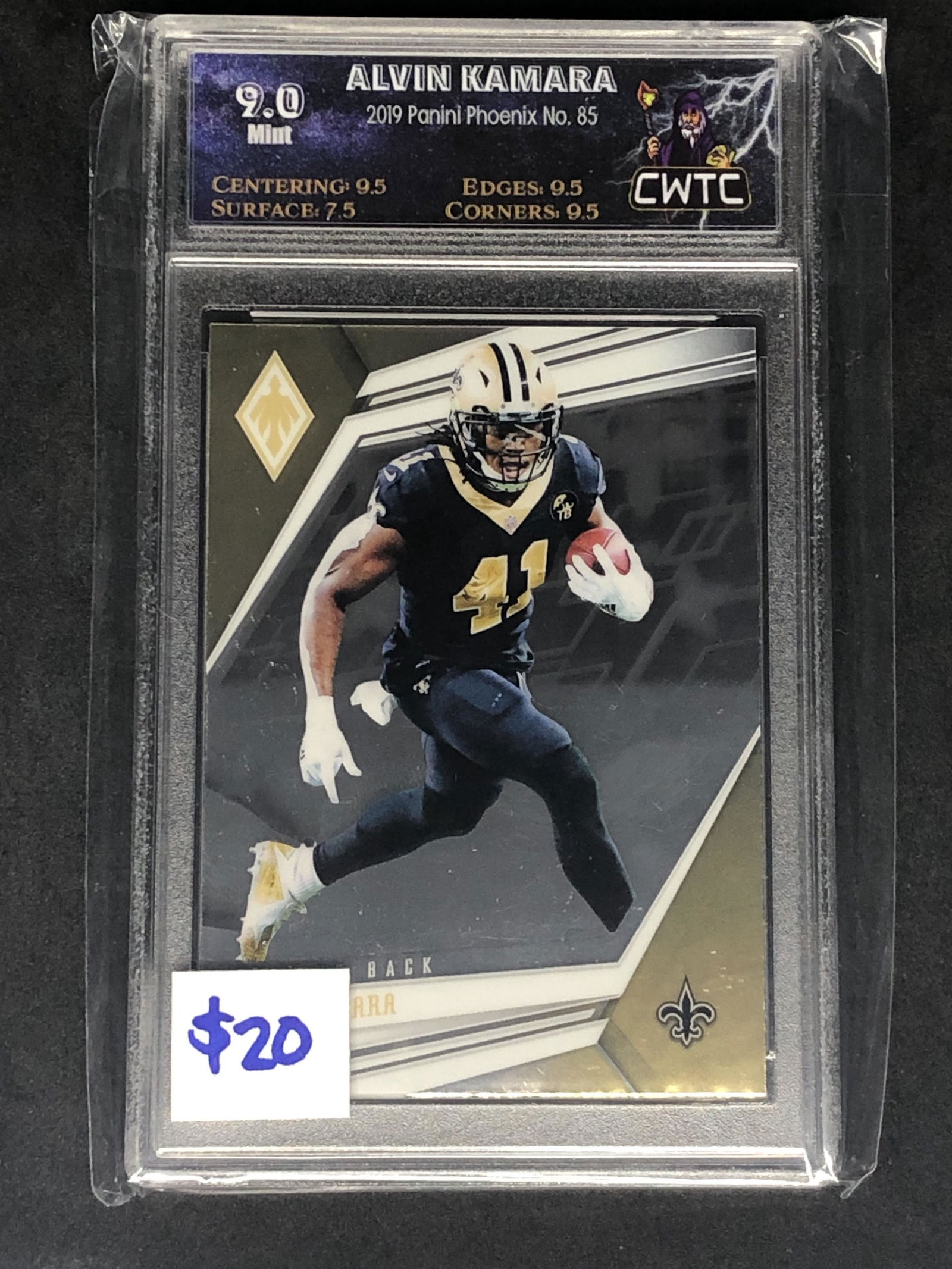 Alvin Kamara Panini Phoenix Graded CWTC 9 (1 of 1)