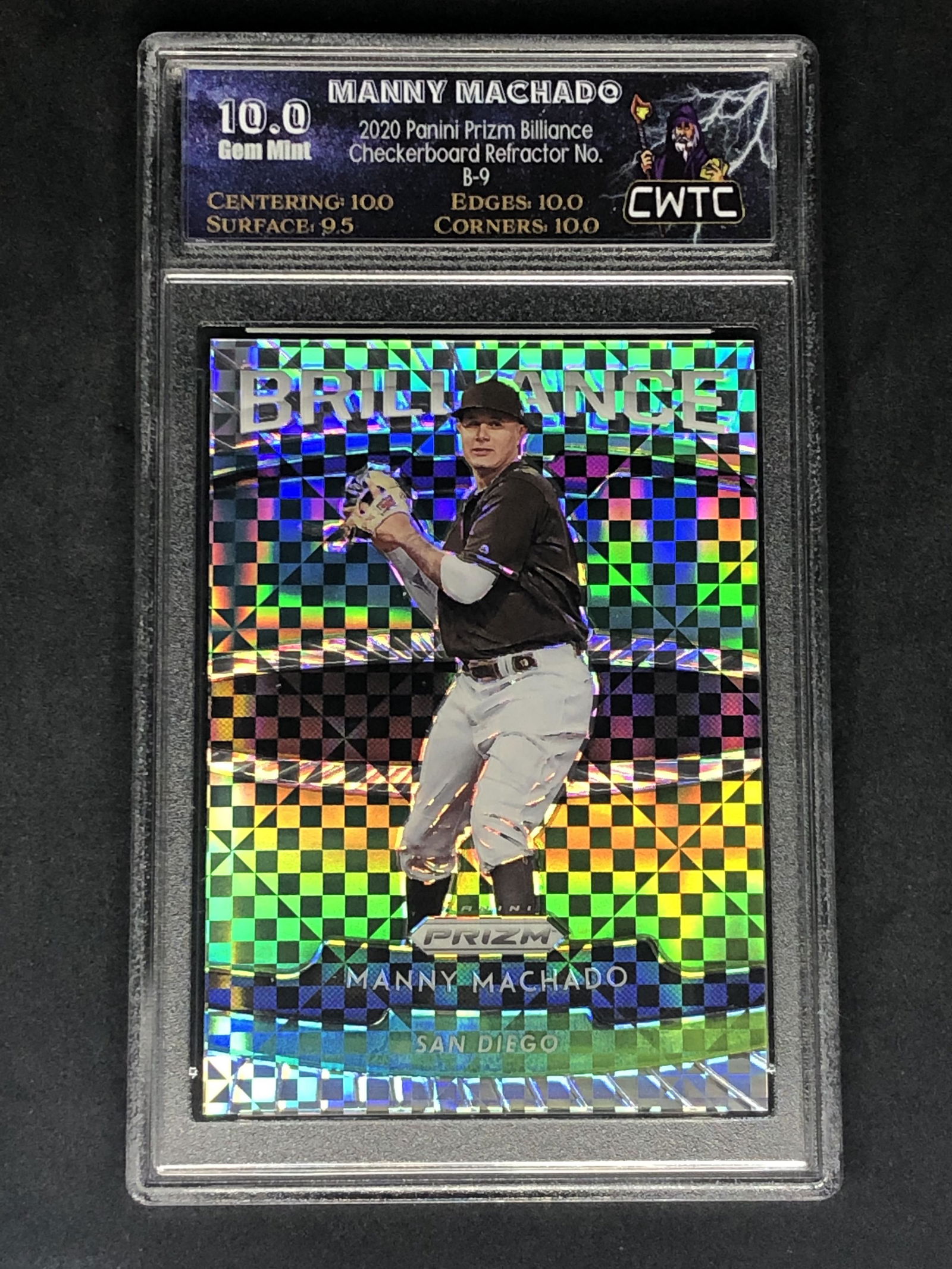 Manny Machado Panini Brilliance Checkerboard Prizm (1 of 1)