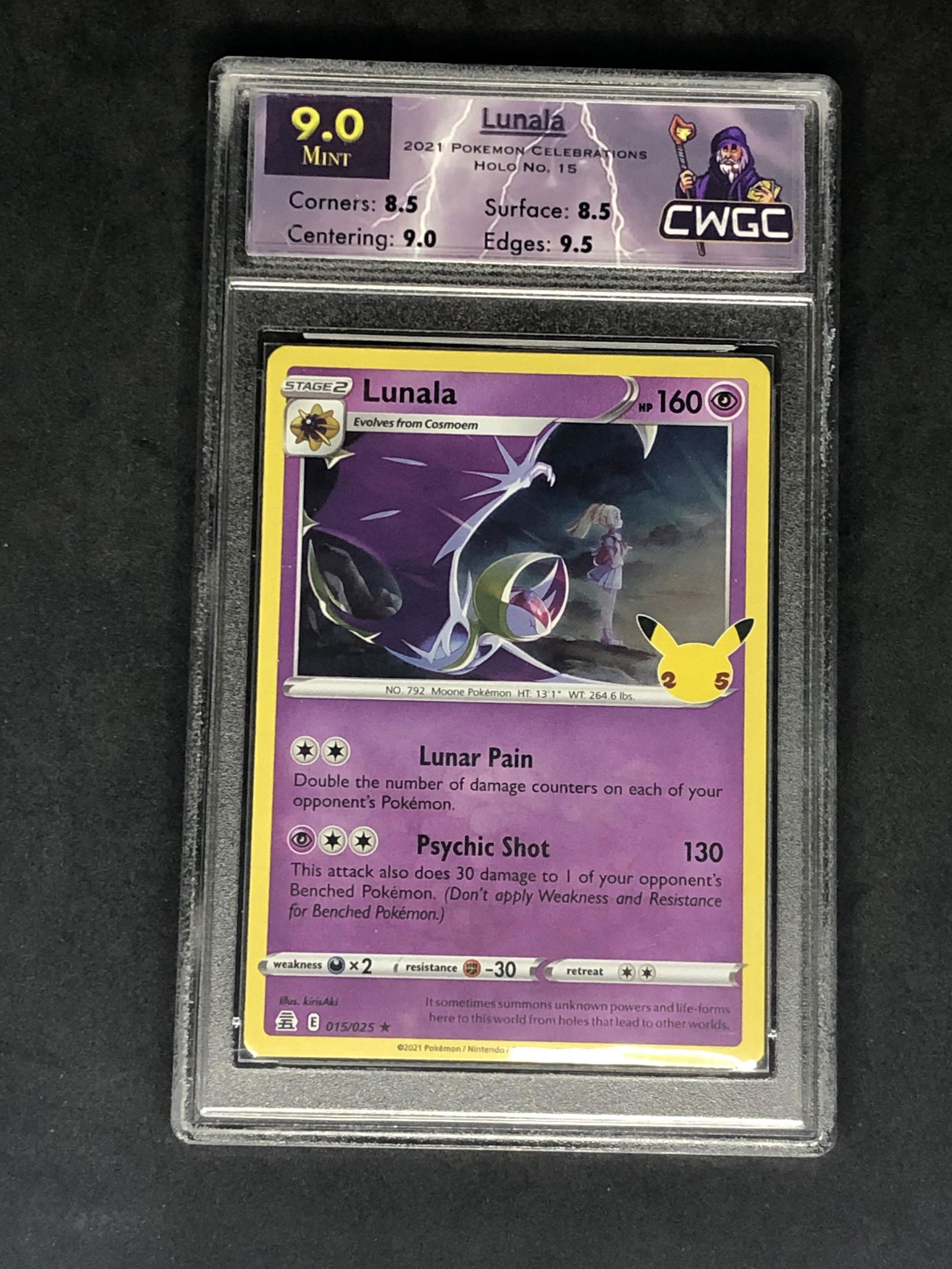 Lunala Holo Graded CWTC 9 (1 of 1)