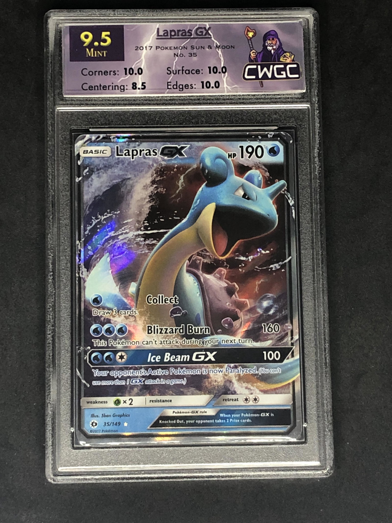 Lapras GX Graded CWTC 9.5 (1 of 1)