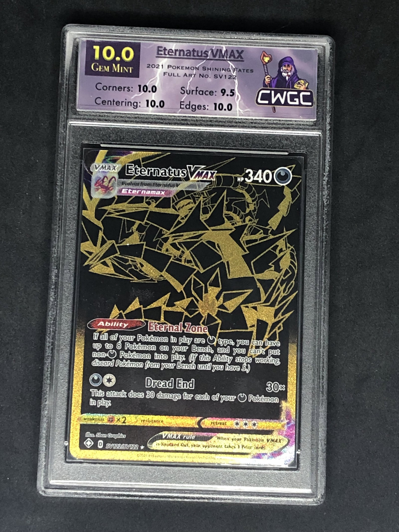 Eternatus VMAX Full Art Graded CWTC 10 (1 of 1)