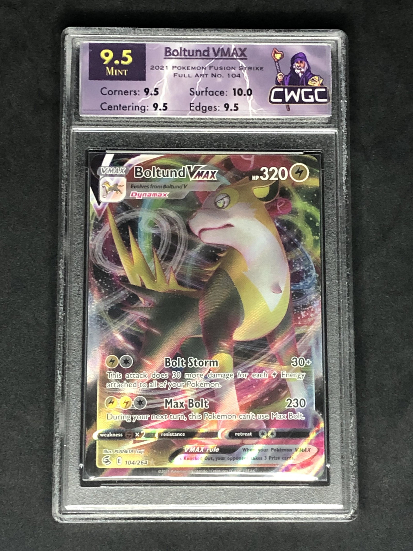 Boltund VMAX Full Art CWTC 9.5 (1 of 1)