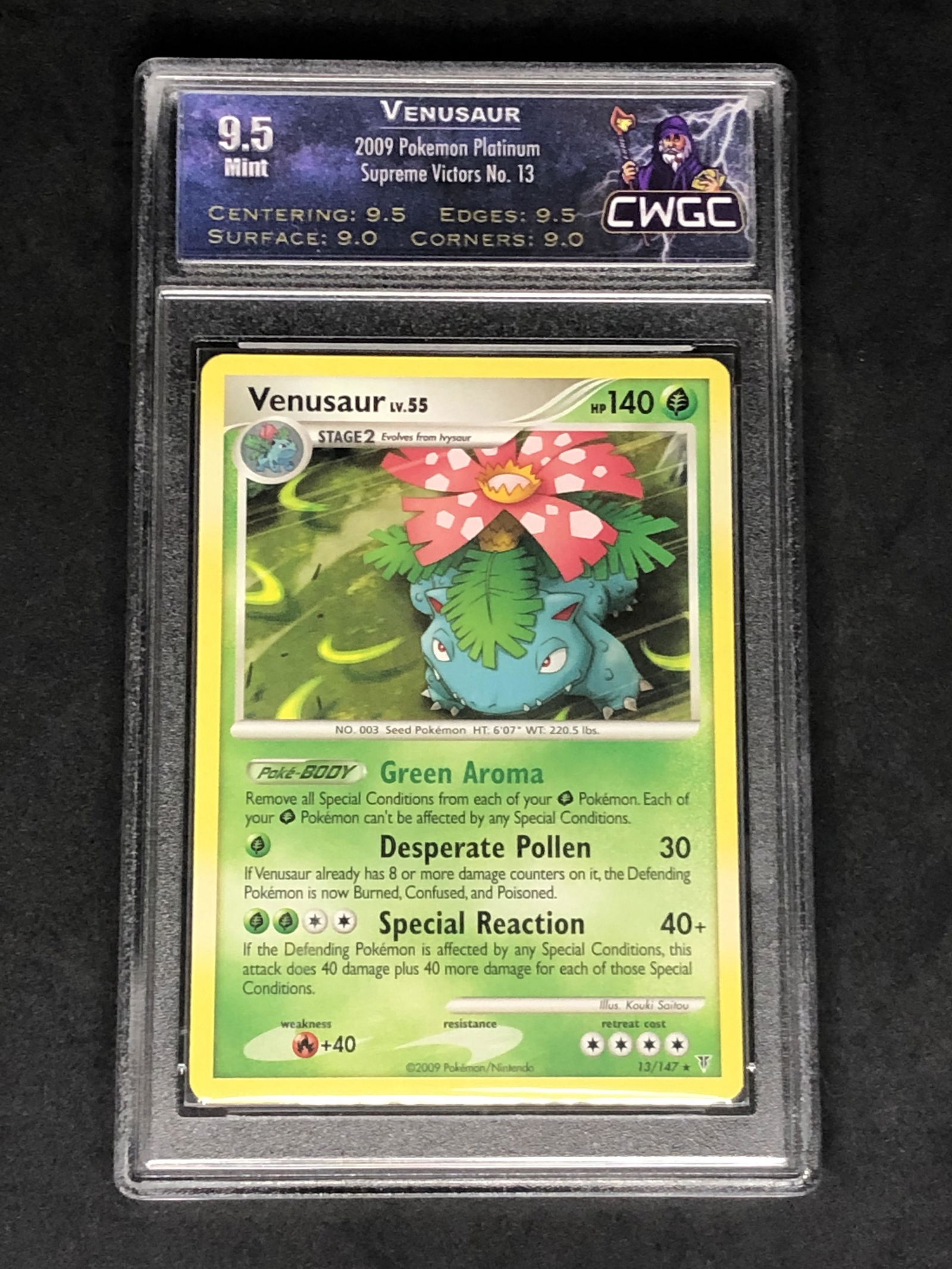 Venusaur Supreme Victors Graded CWTC 9.5: Venusaur Supreme Victors Graded CWTC 9.5