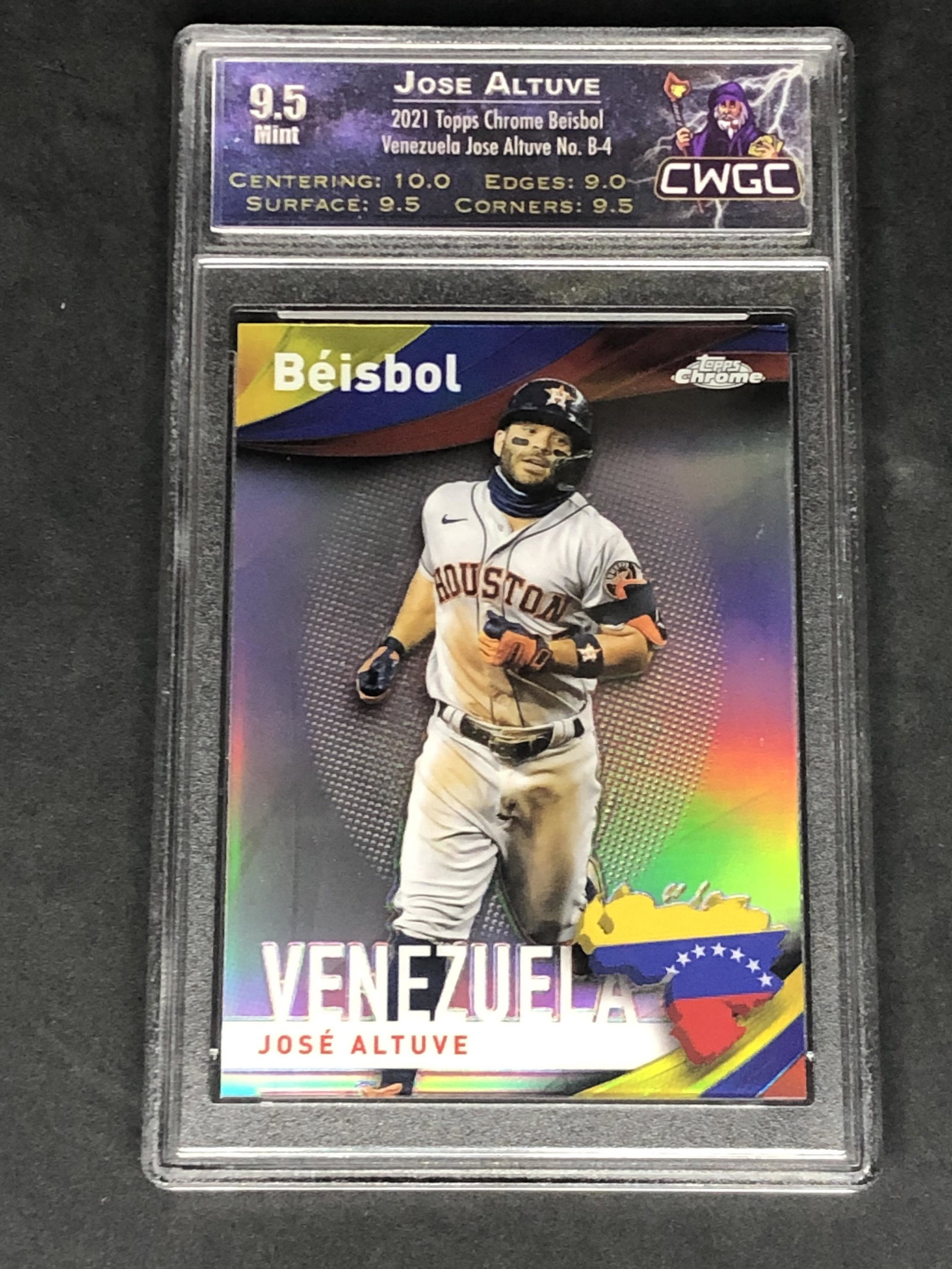 Jose Altuve Topps Chrome Graded CWTC 9.5 (1 of 1)