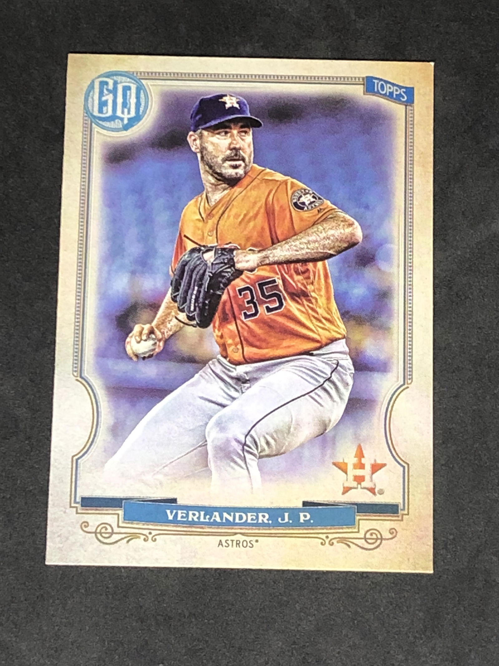Justin Verlander Topps GQ (1 of 1)