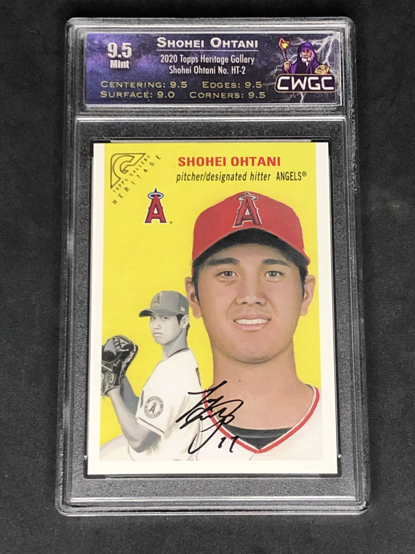 Shohei Ohtani Topps Heritage Graded CWTC 9.5 (1 of 1)